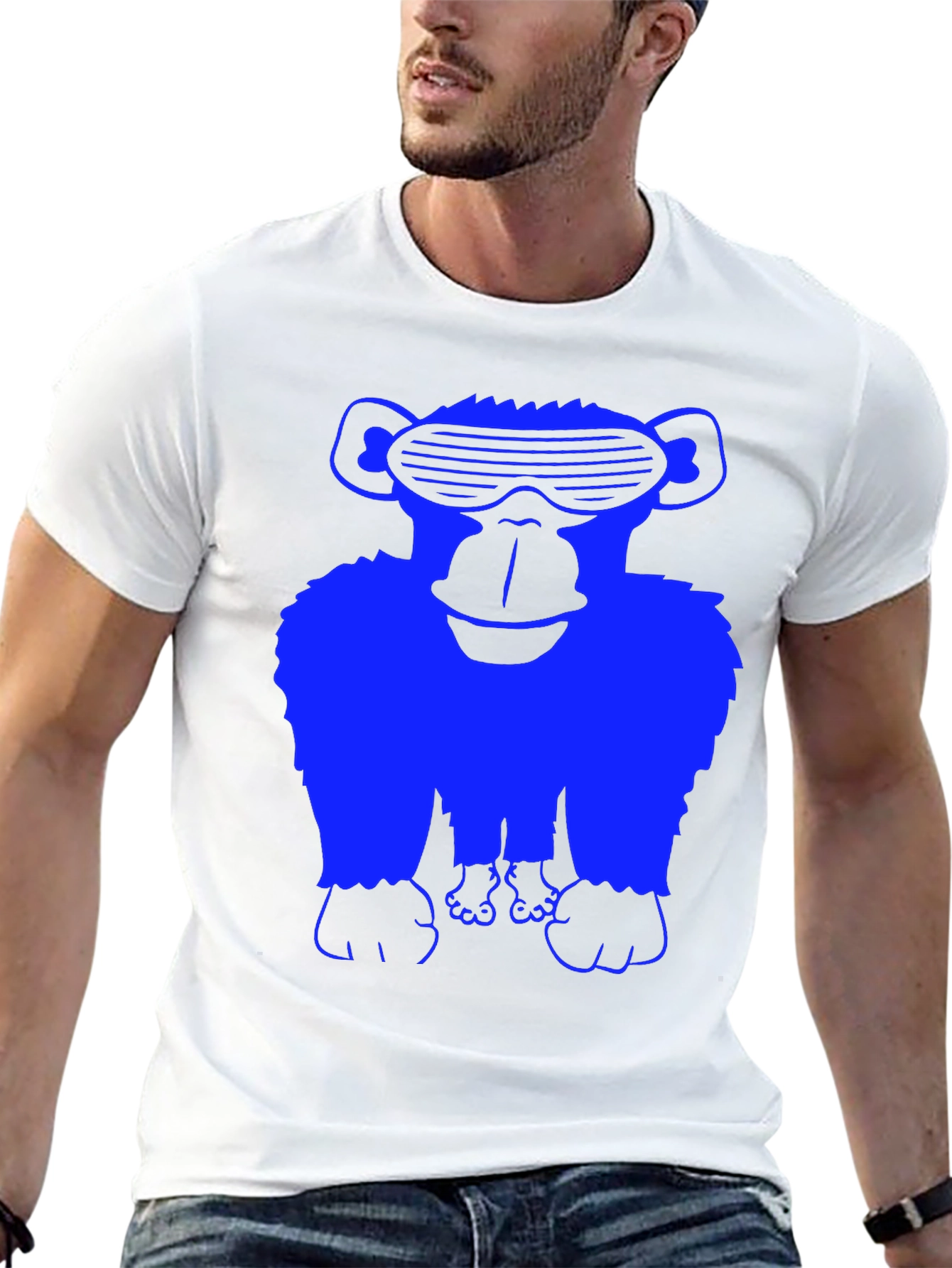 Cool Ape Graphic T-Shirt - Black
