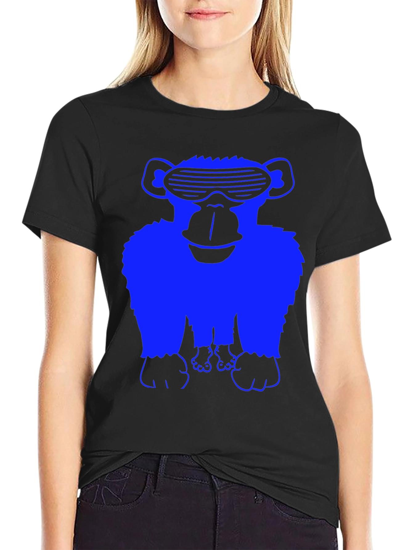 Cool Ape Graphic T-Shirt - Black