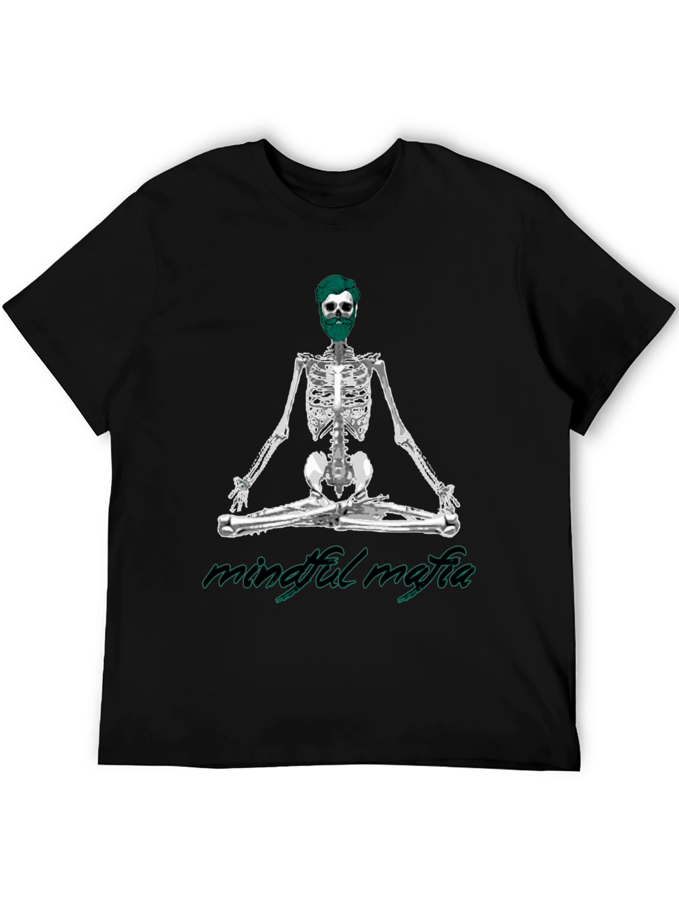 Mindful Mafia Skeleton Graphic Tee