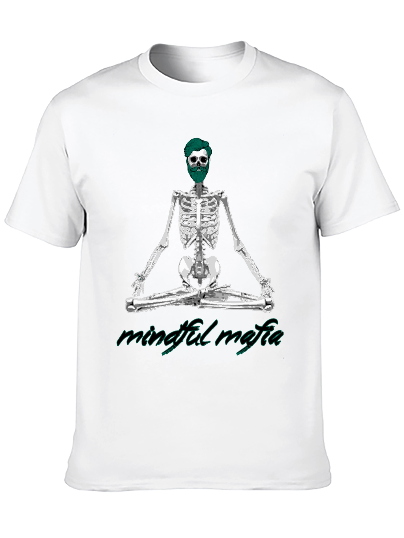 Mindful Mafia Skeleton Graphic Tee