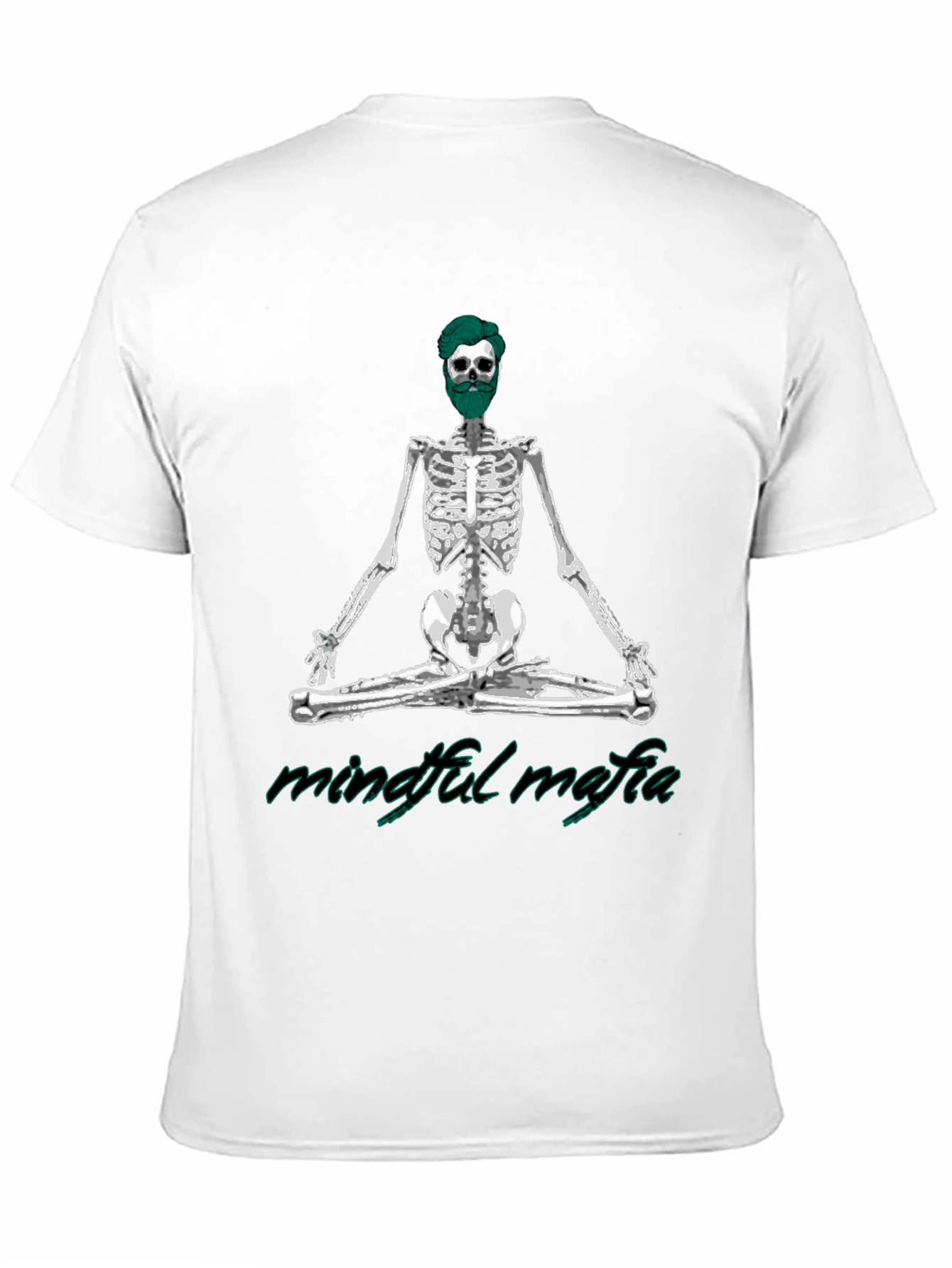 Mindful Mafia Skeleton Graphic Tee