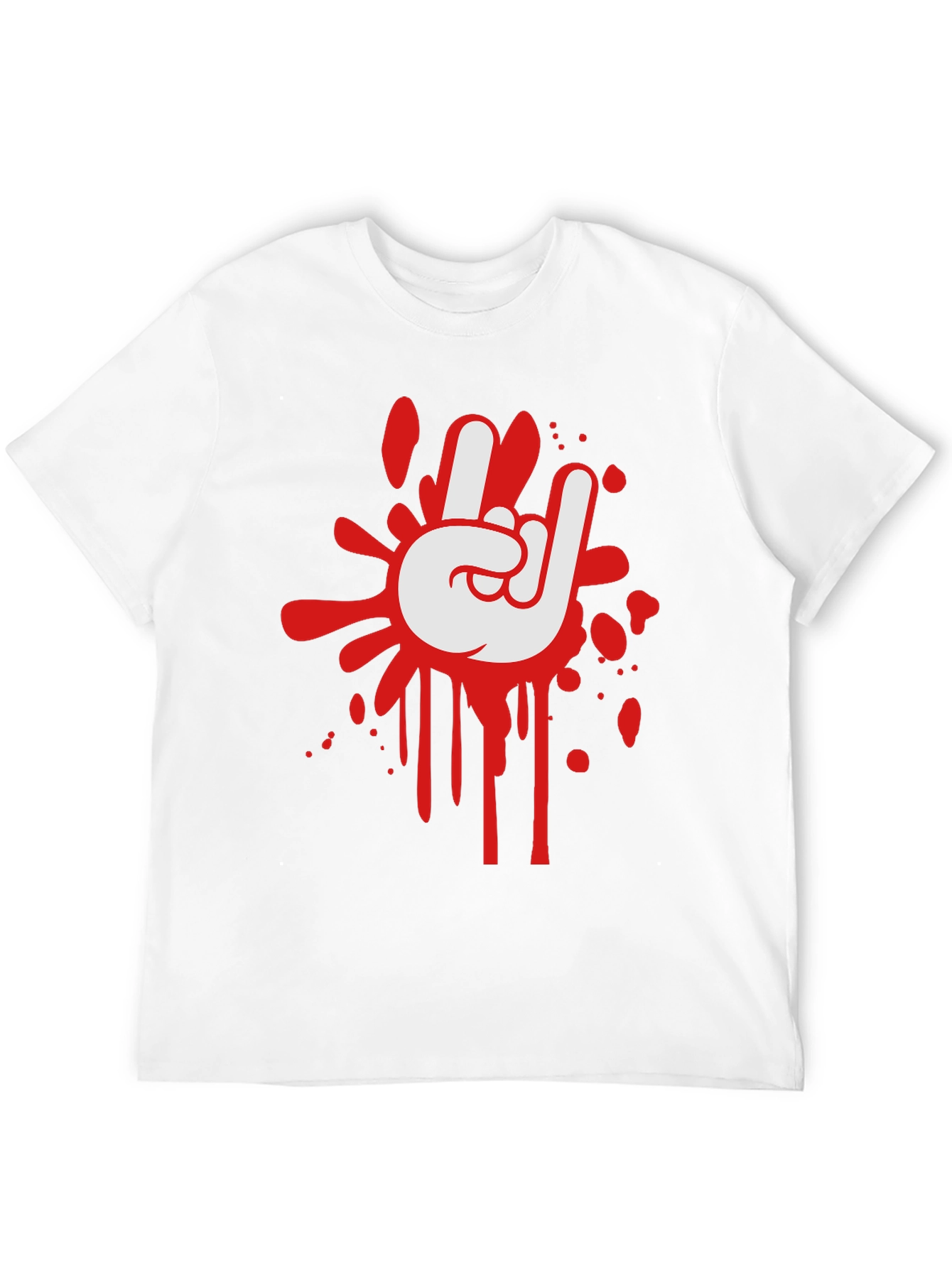 Rock On Graphic Black T-Shirt