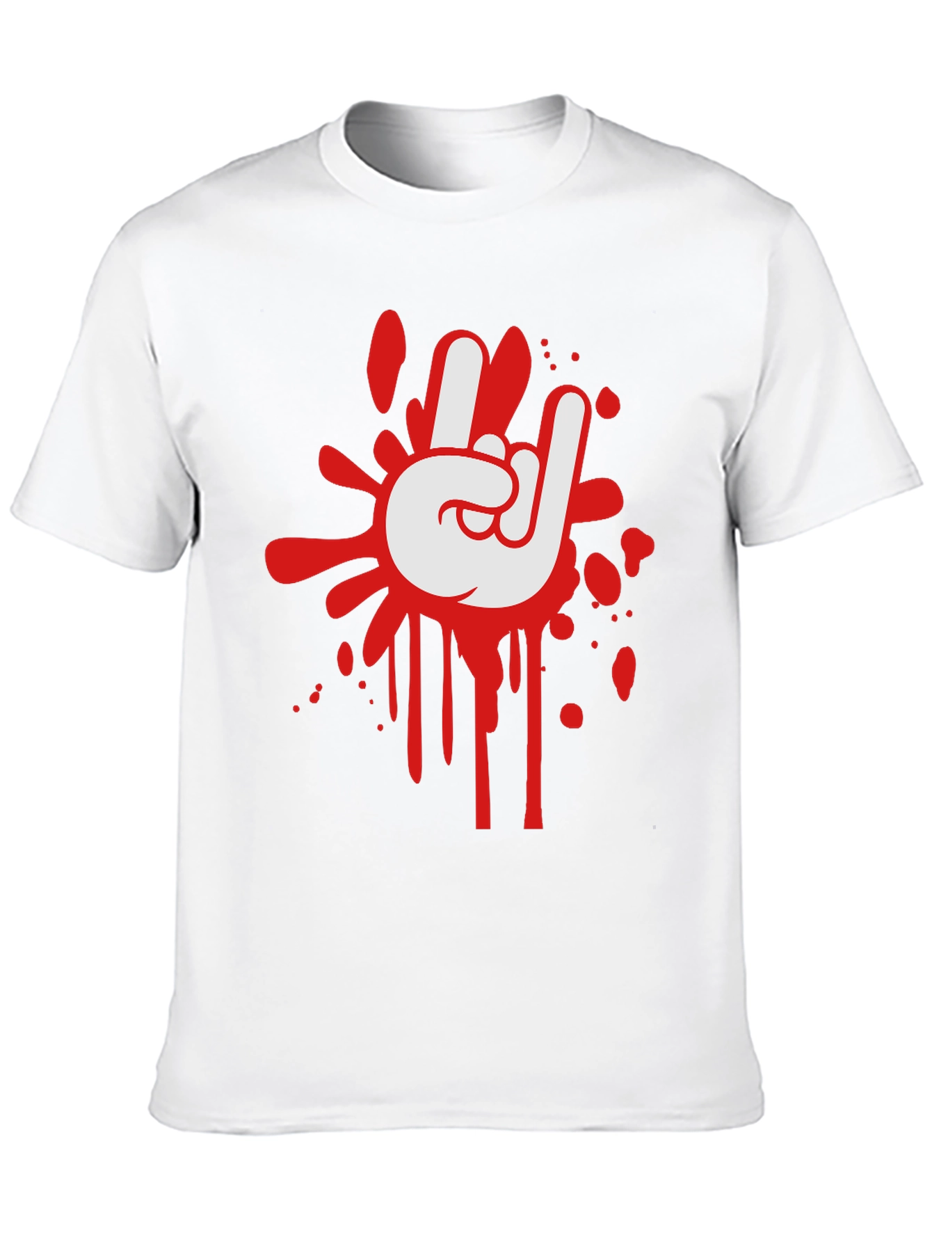 Rock On Graphic Black T-Shirt