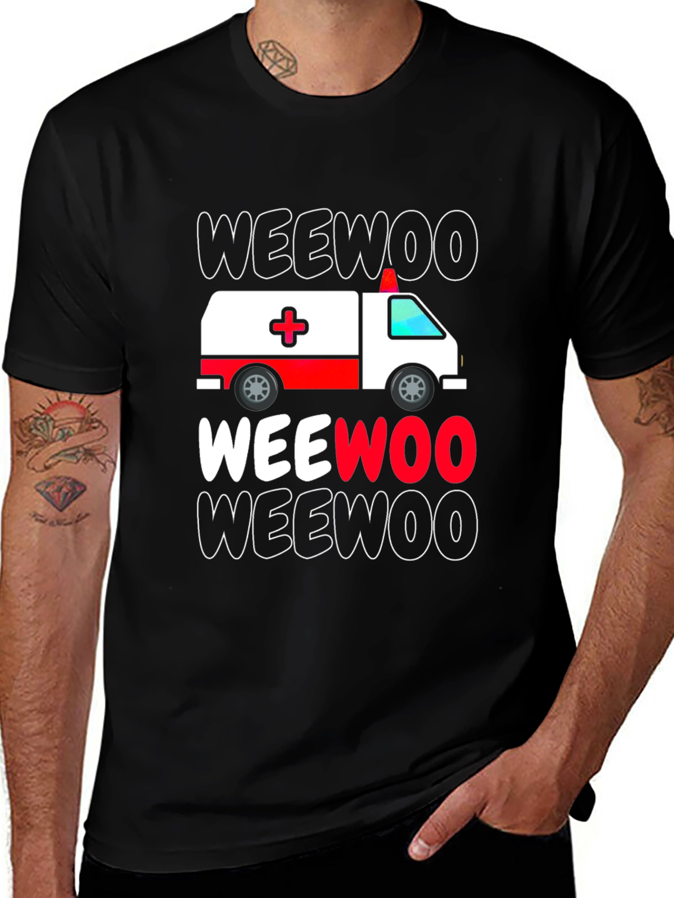 Wee Woo Ambulance Graphic Tee