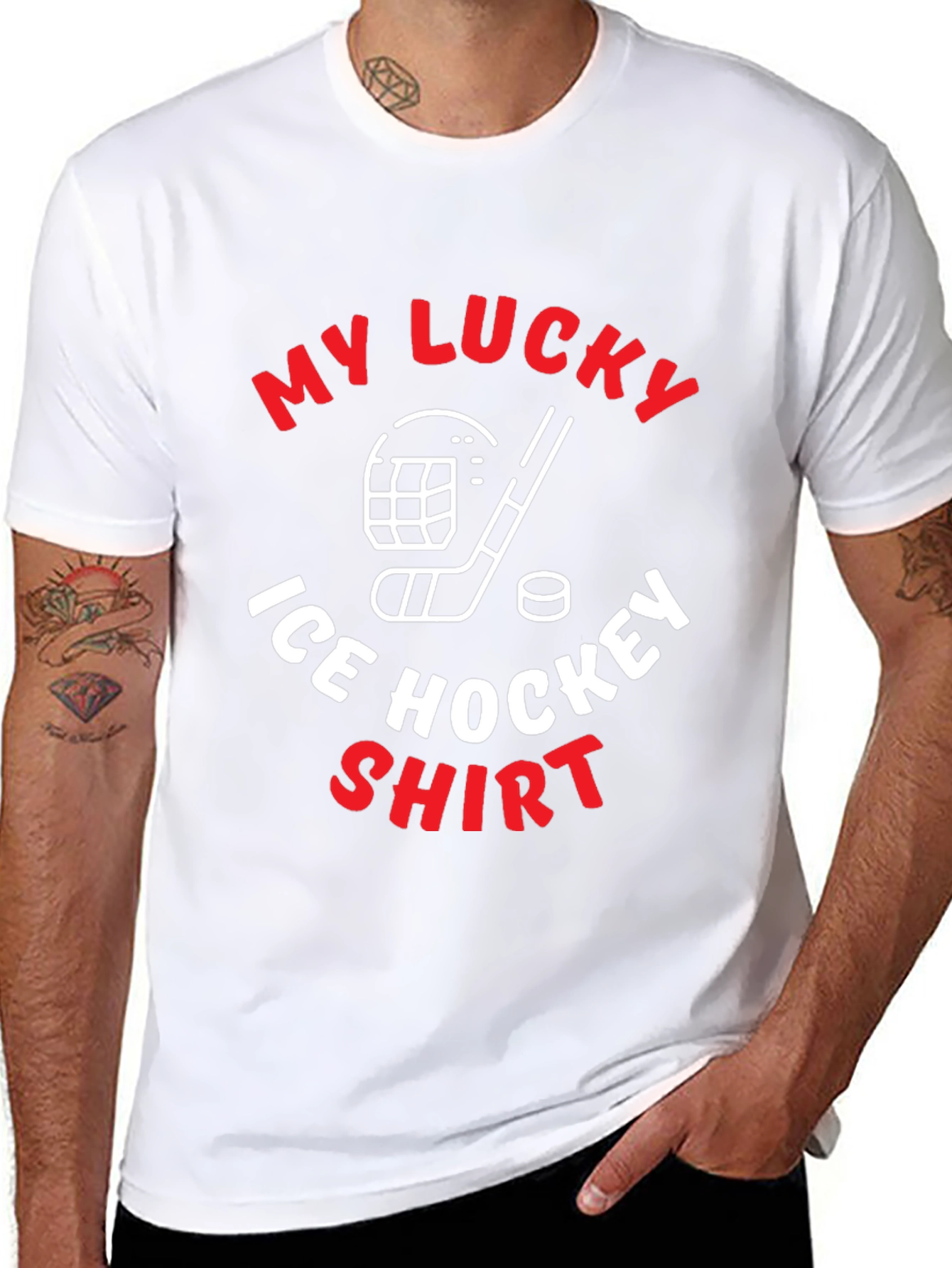 My Lucky Ice Hockey Shirt - Graphic Tee