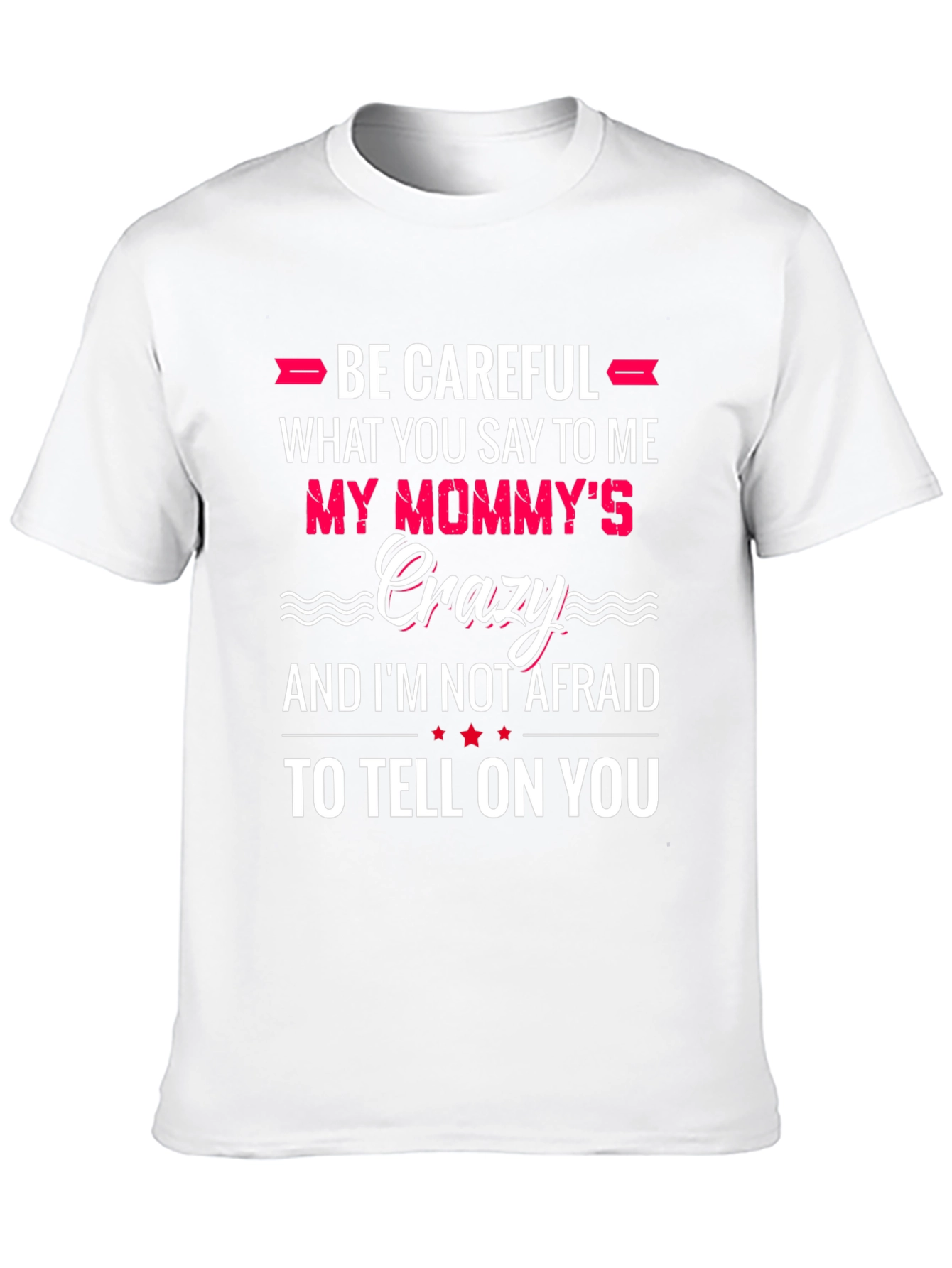 Be Careful What You Say to Me T-Shirt