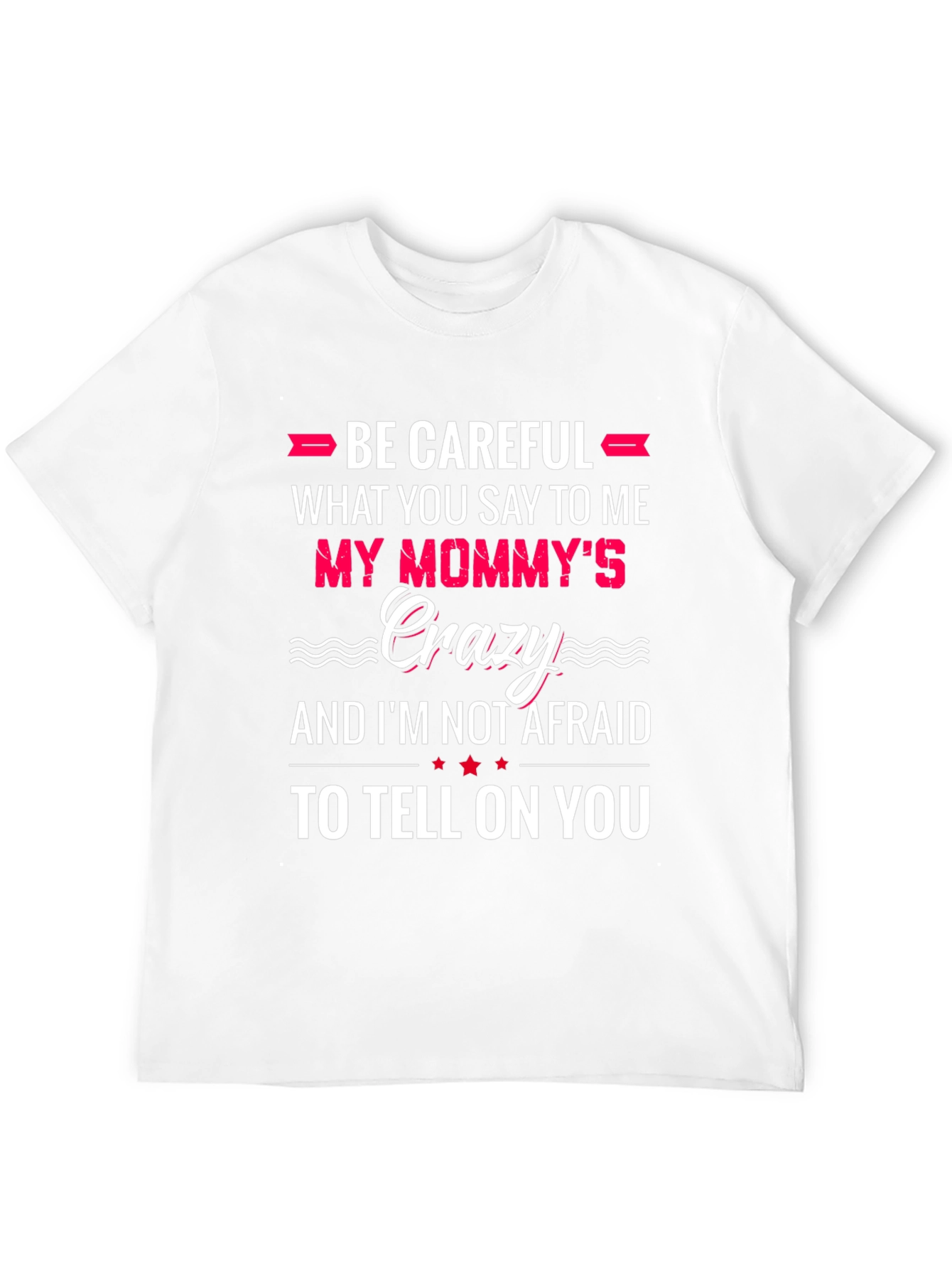 Be Careful What You Say to Me T-Shirt