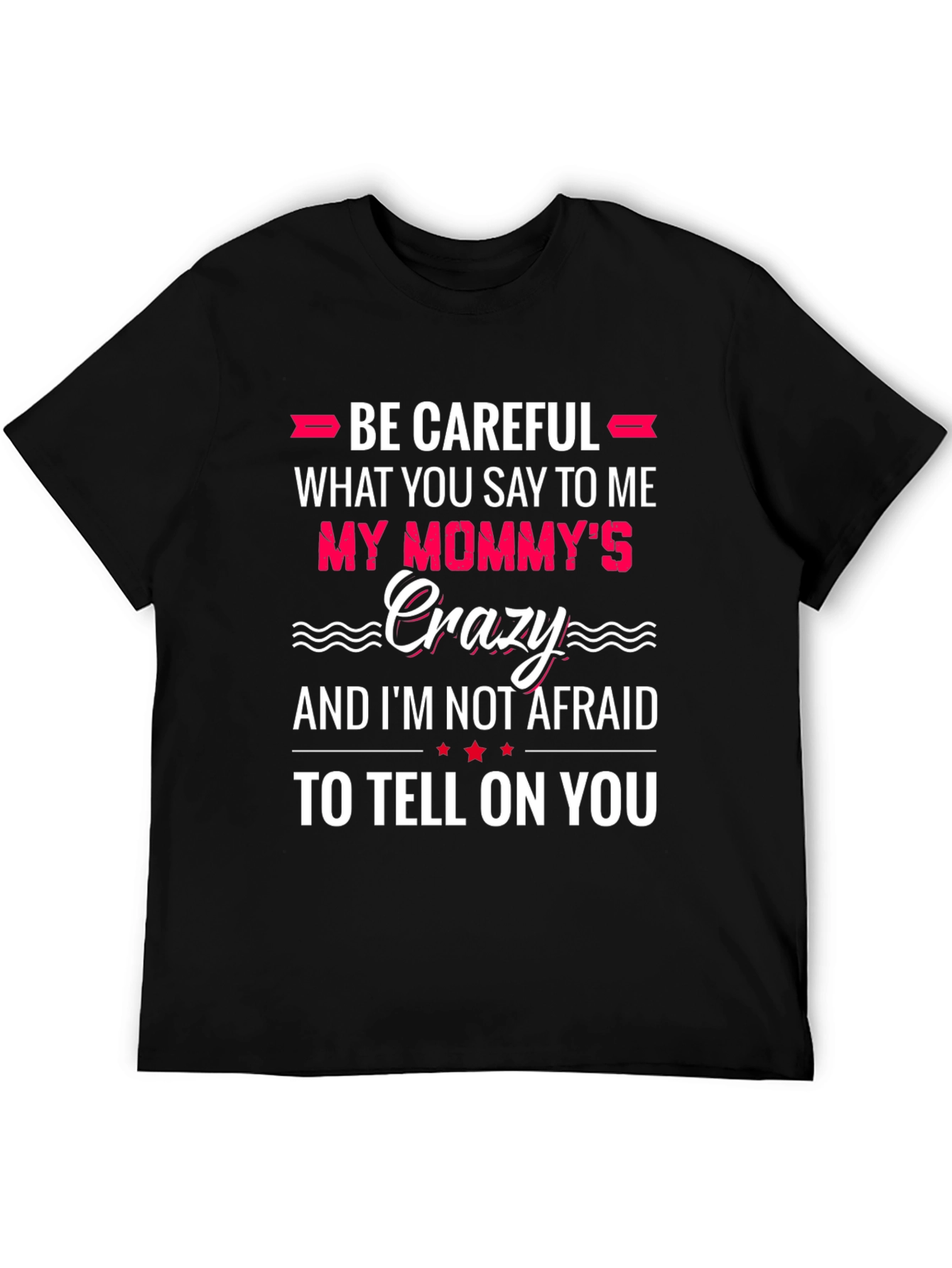 Be Careful What You Say to Me T-Shirt