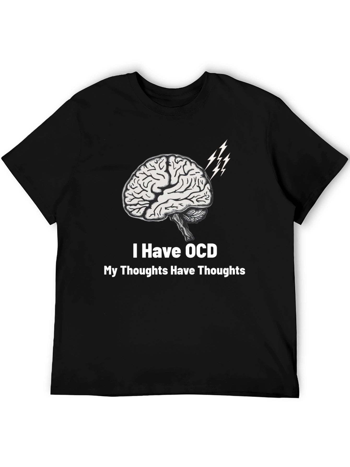 OCD Brain T-Shirt - Thoughts About Thoughts