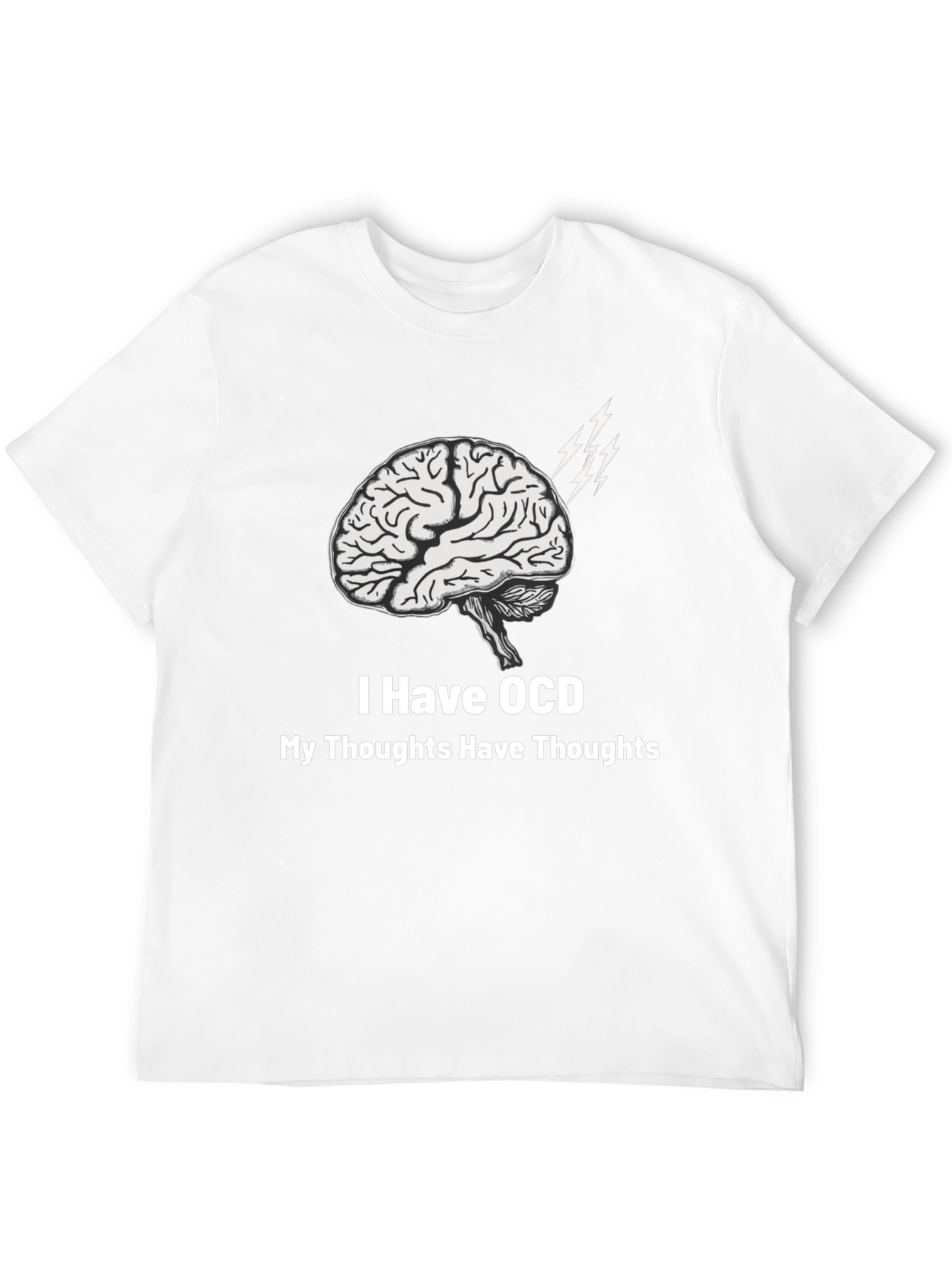 OCD Brain T-Shirt - Thoughts About Thoughts