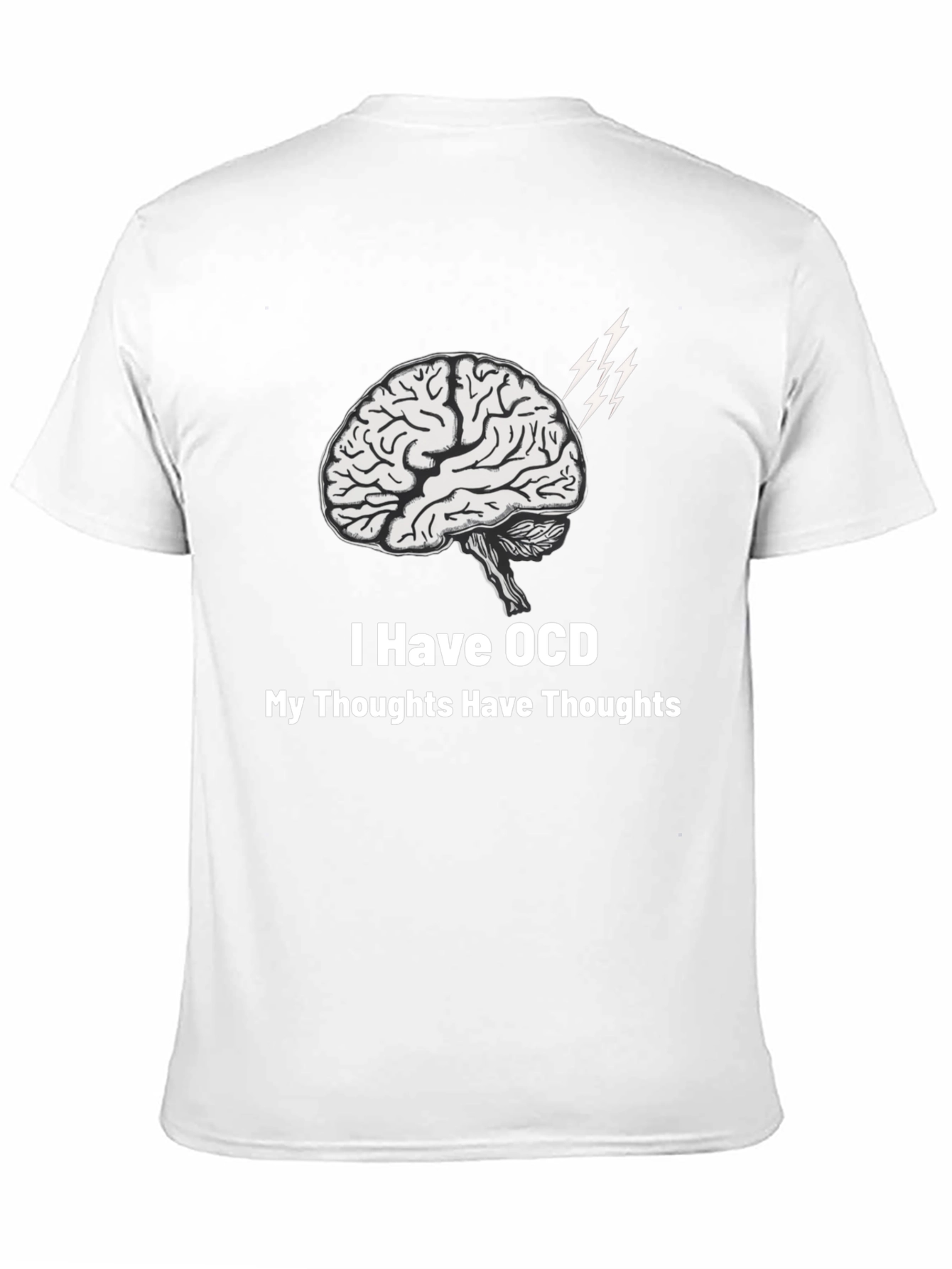 OCD Brain T-Shirt - Thoughts About Thoughts
