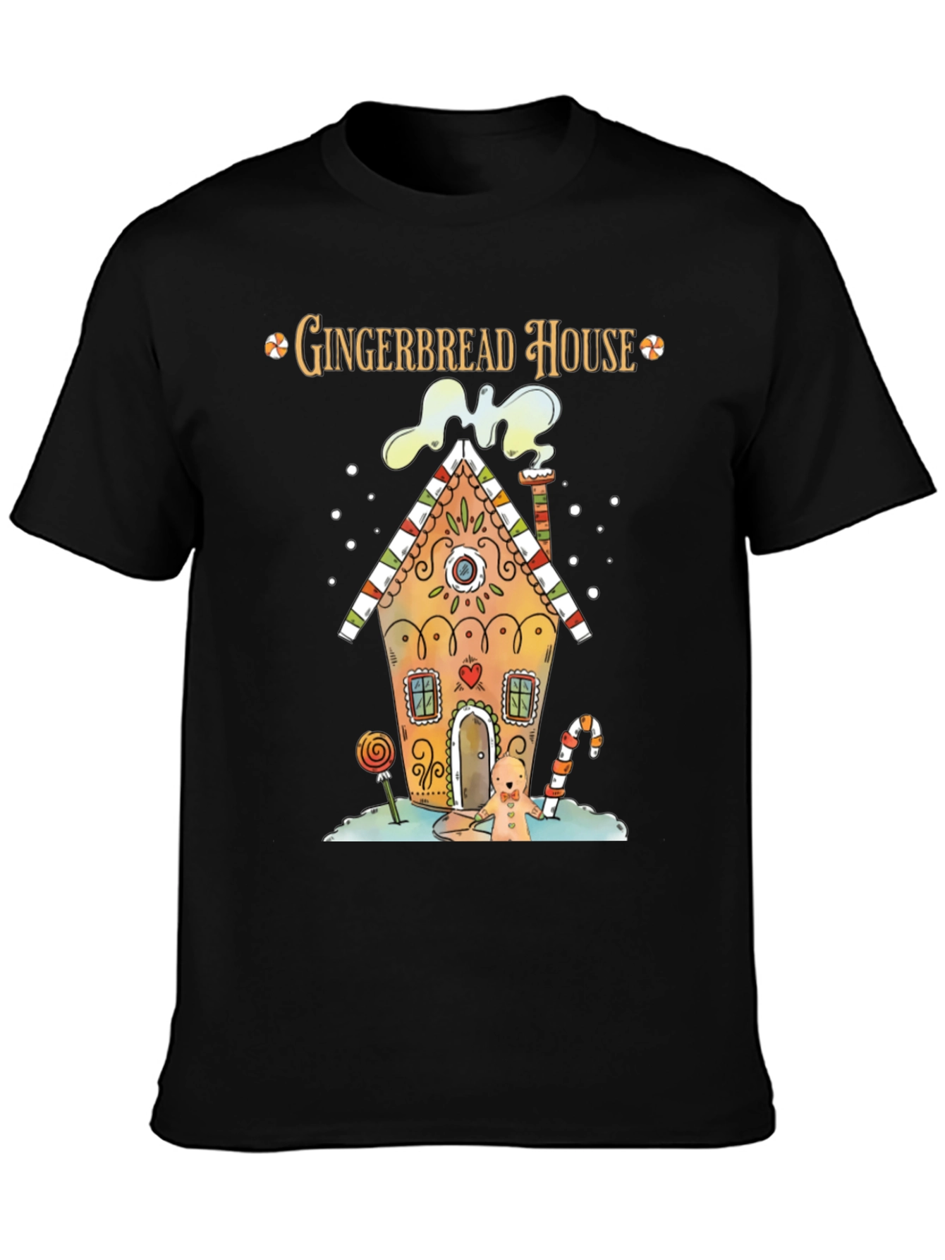 Gingerbread House Holiday T-Shirt