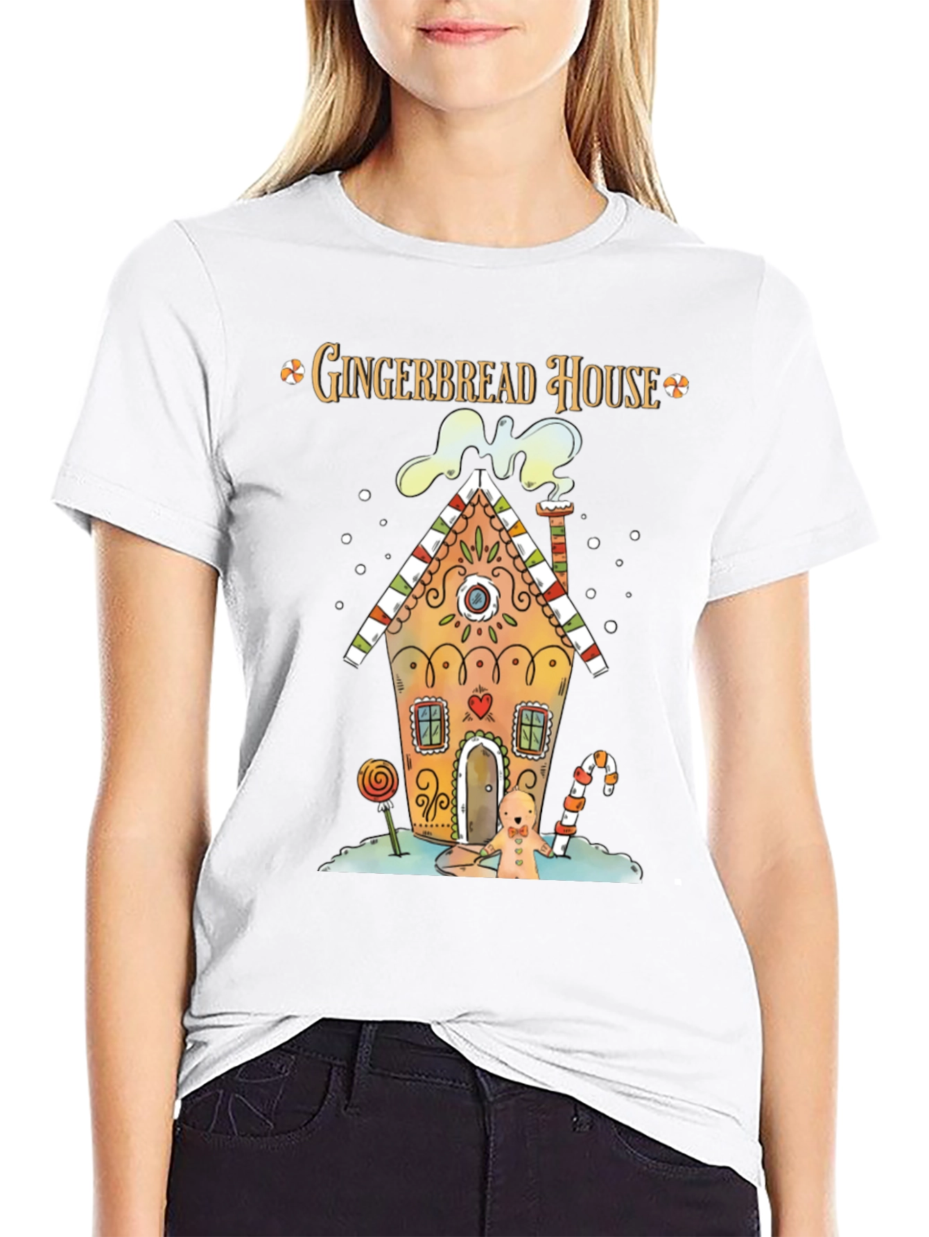 Gingerbread House Holiday T-Shirt
