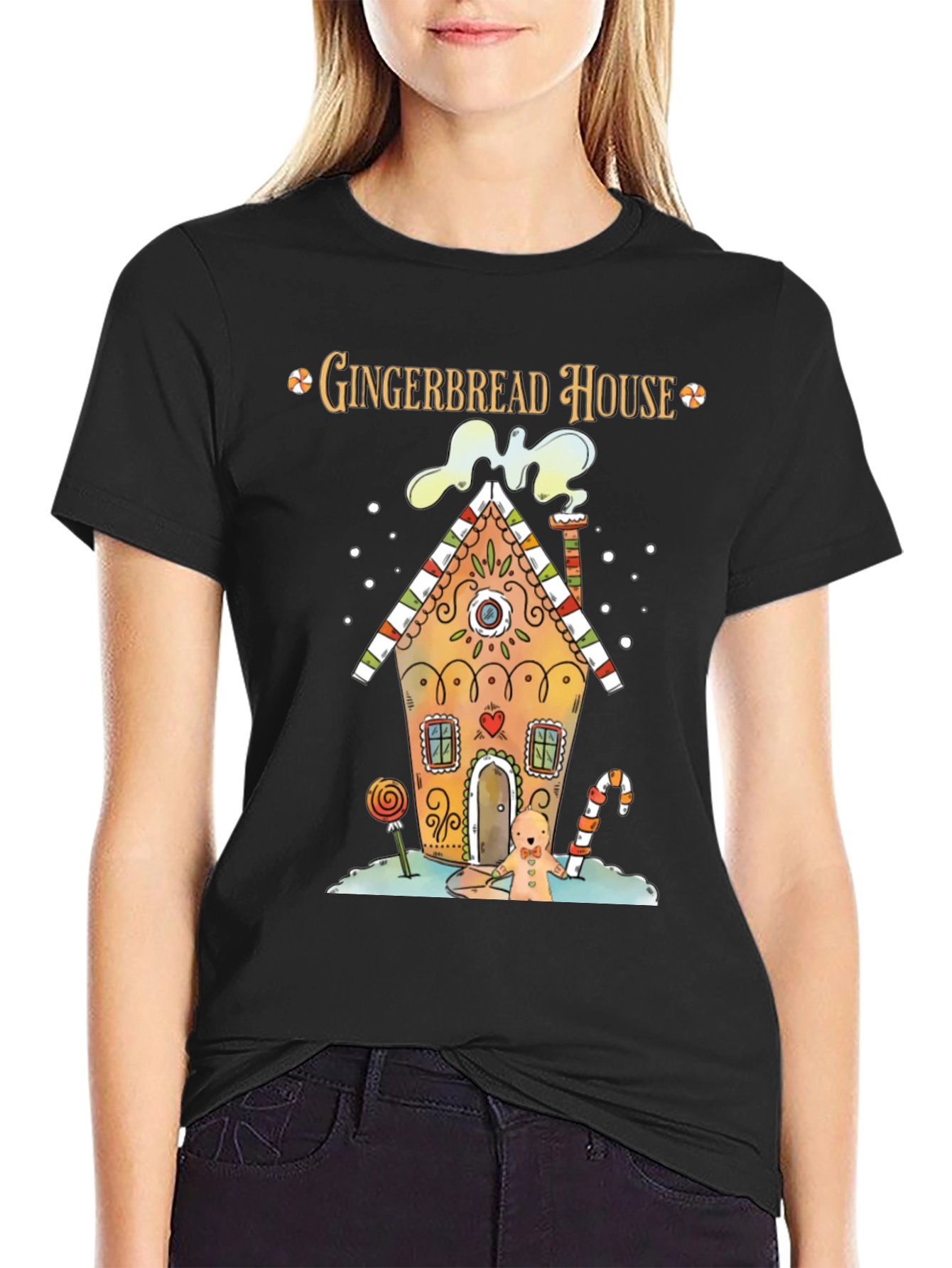 Gingerbread House Holiday T-Shirt