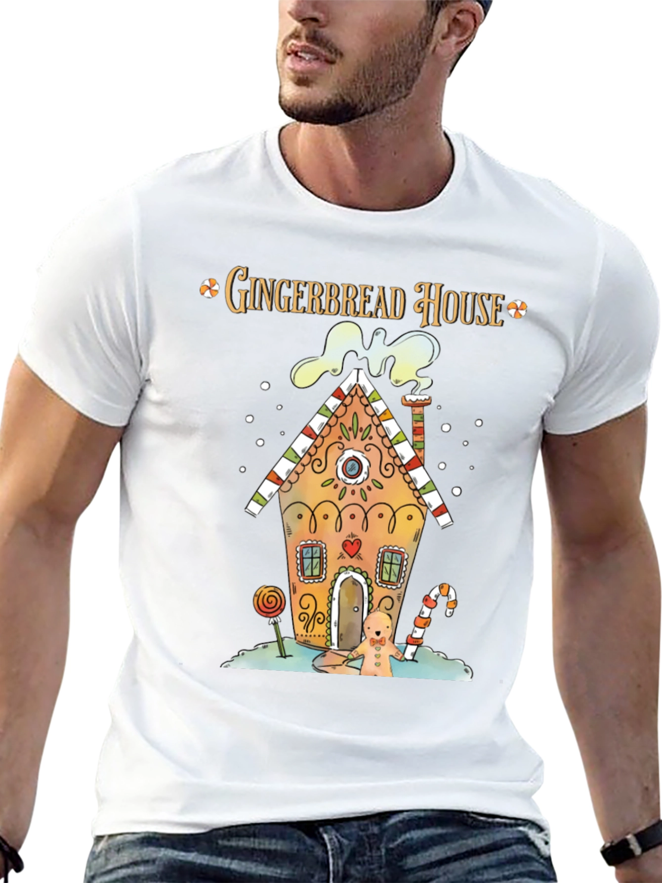 Gingerbread House Holiday T-Shirt