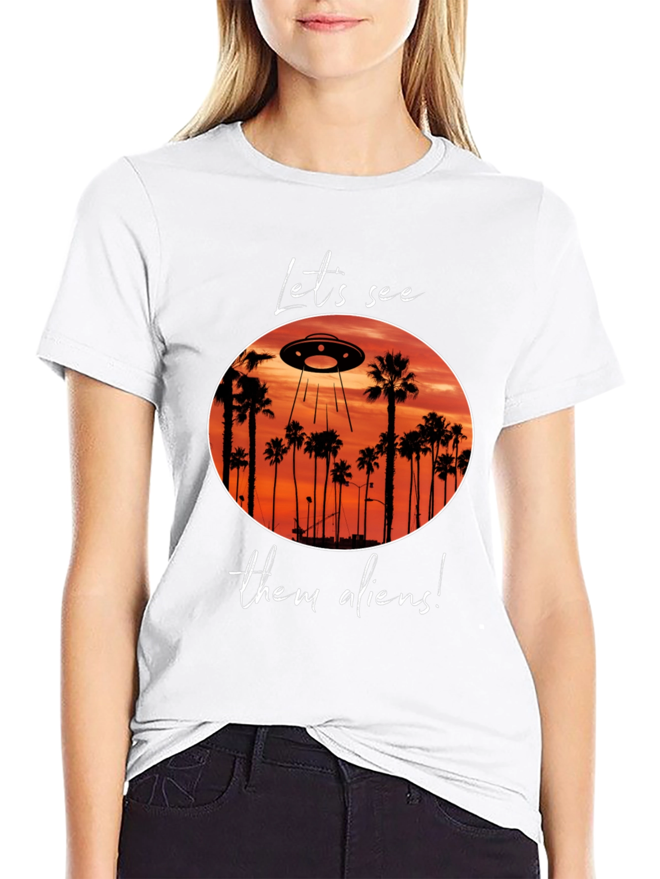 Lets See Them Aliens Graphic Tee