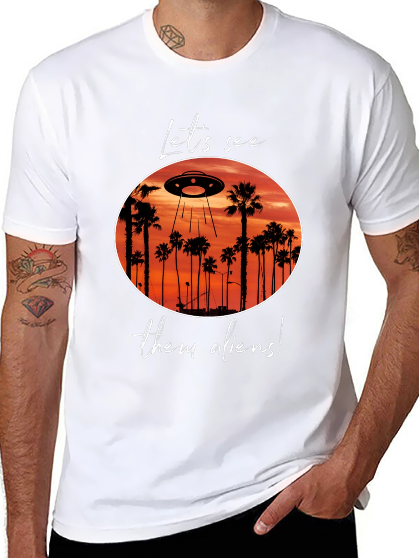 Lets See Them Aliens Graphic Tee