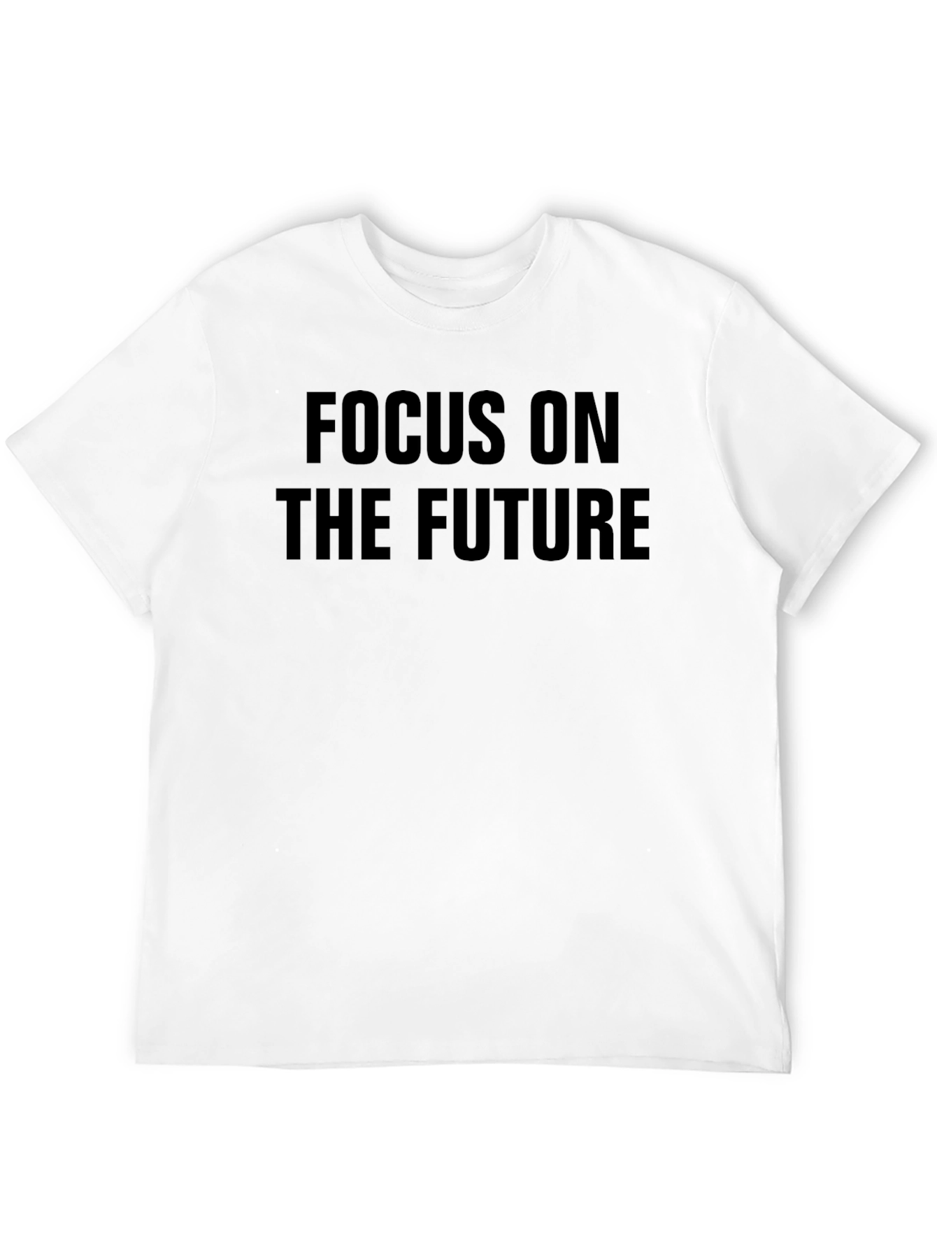 Focus on The Future Black Graphic Tee