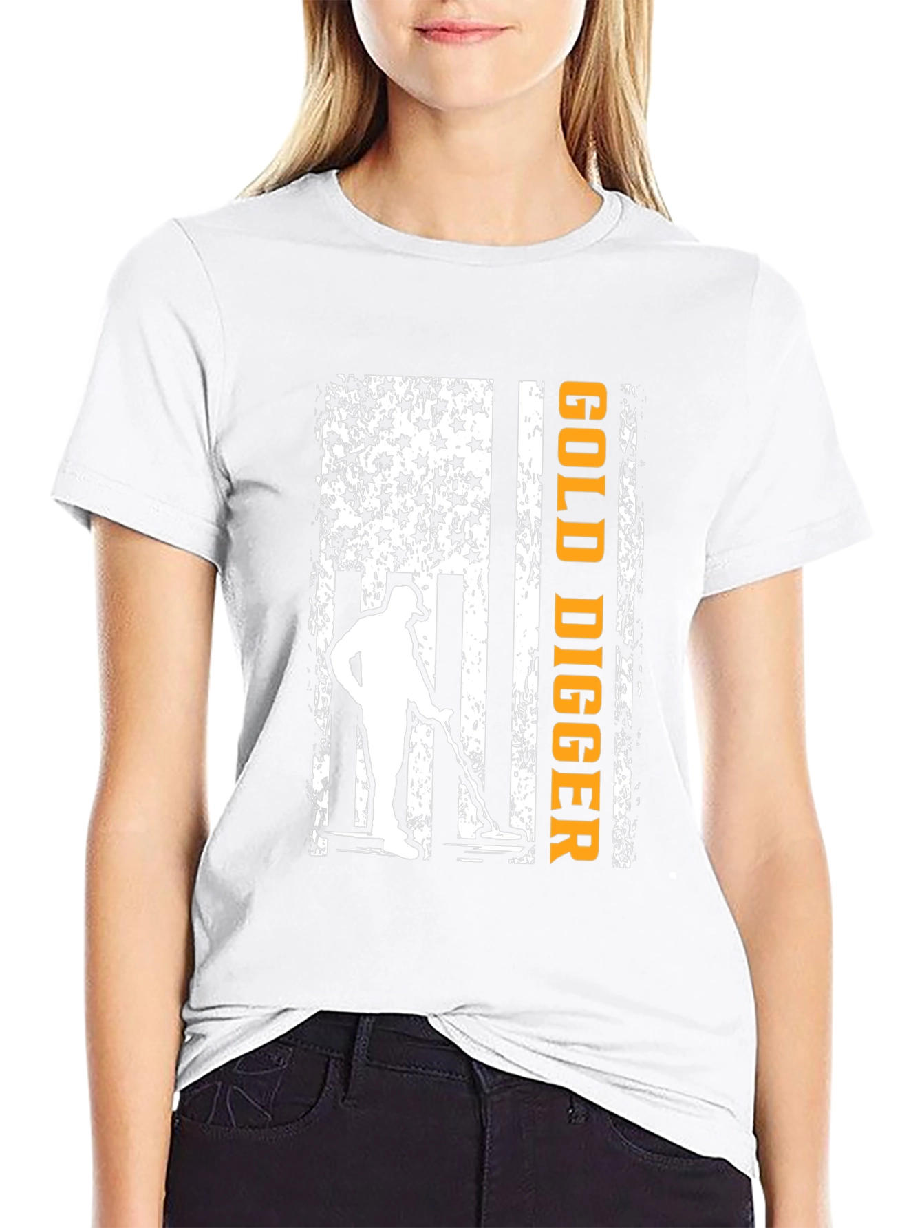 Gold Digger USA Flag T-Shirt