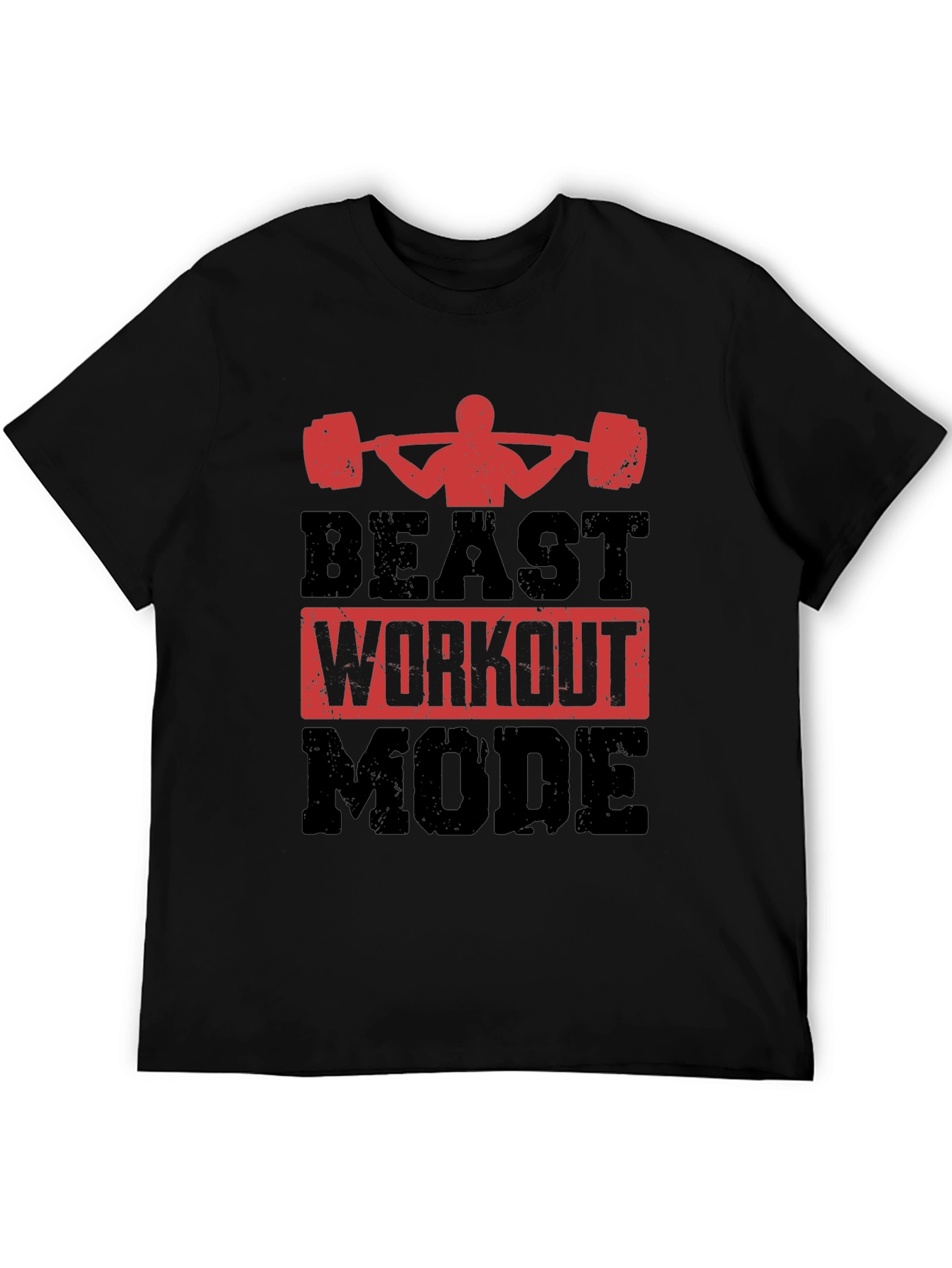 Beast Workout Mode T-Shirt - Gym Motivation
