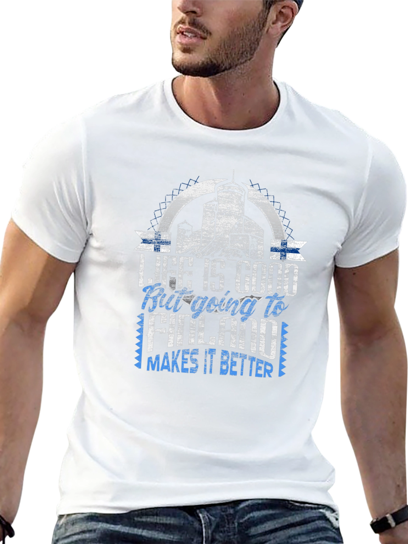 Life is Good Going to Finland T-Shirt