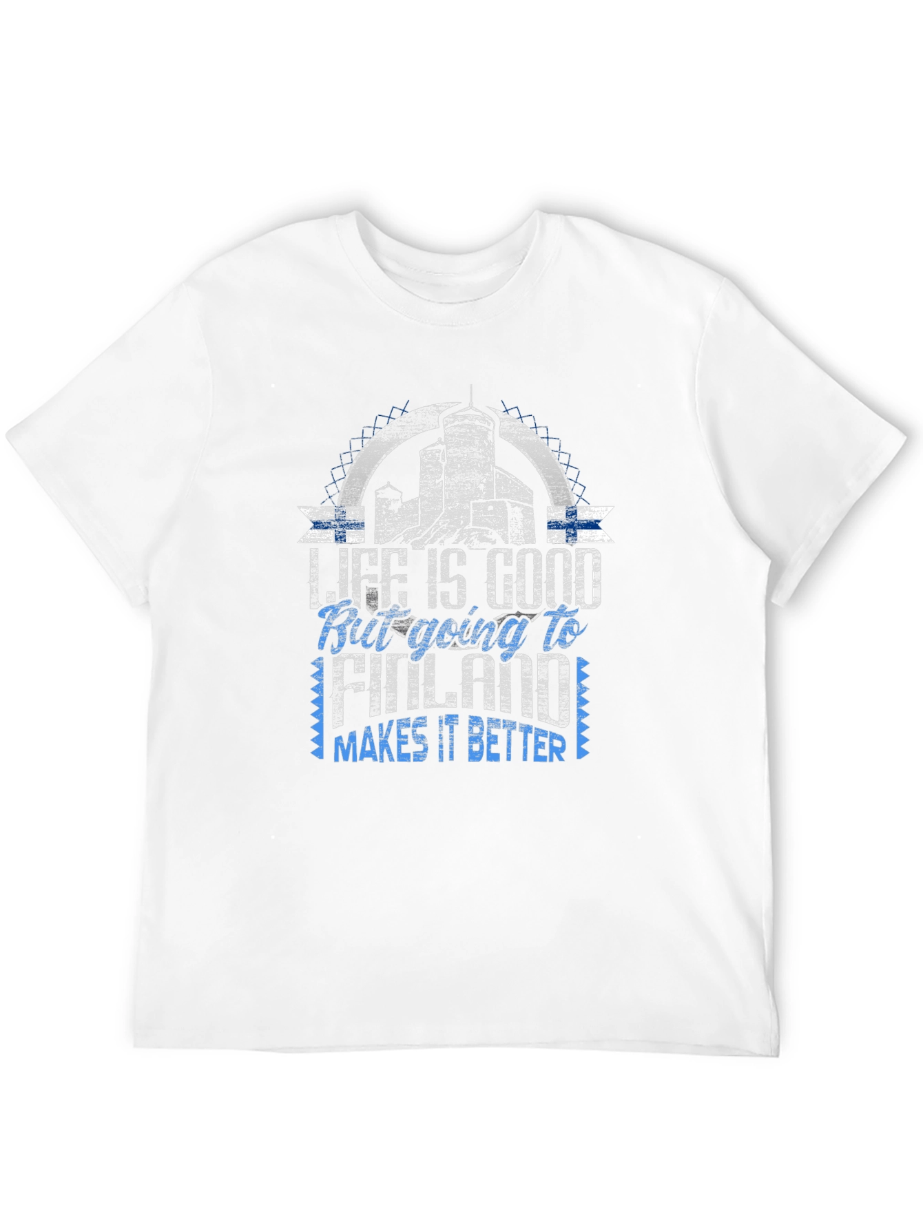Life is Good Going to Finland T-Shirt