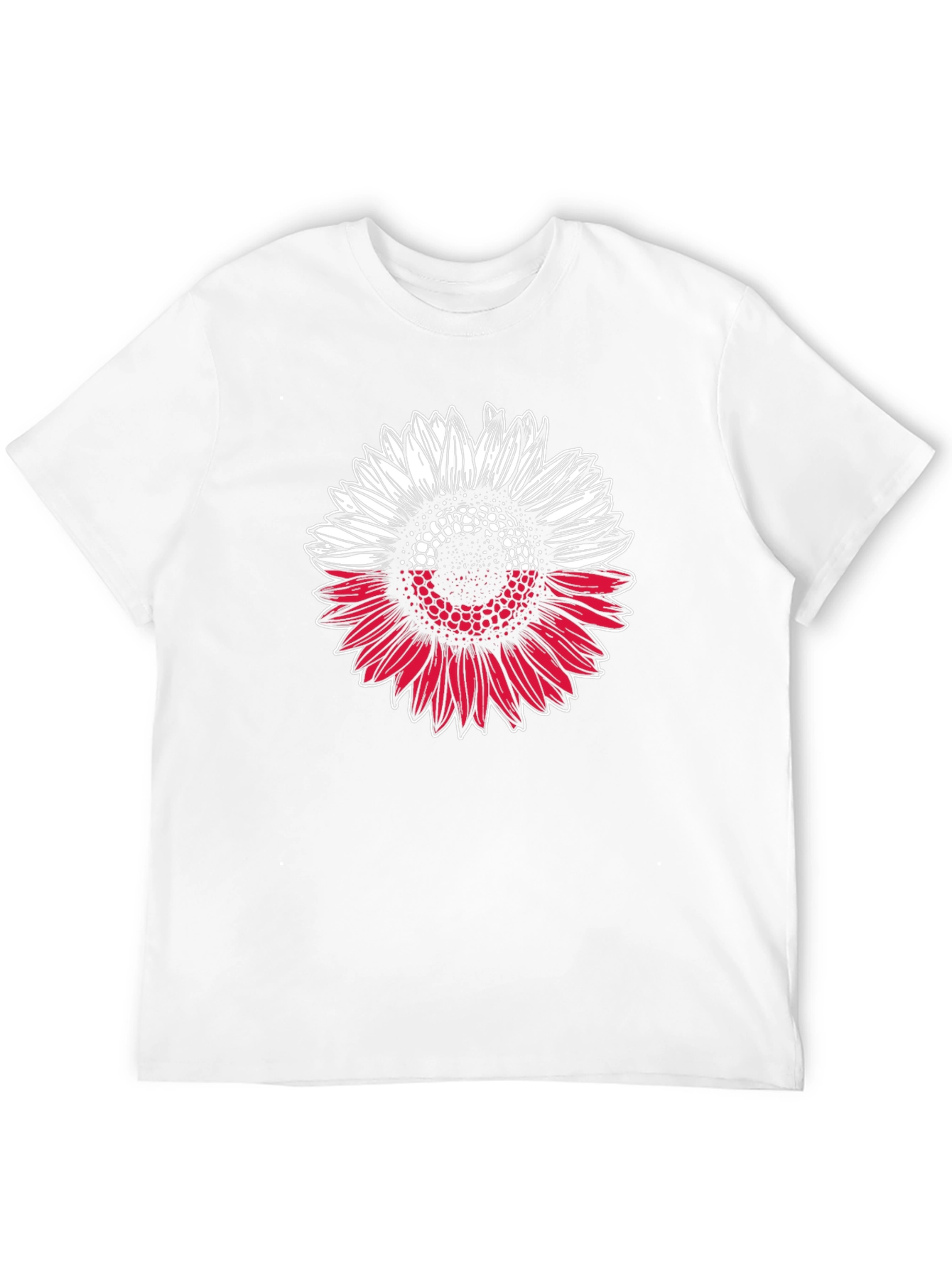 Poland Flag Sunflower Graphic T-Shirt