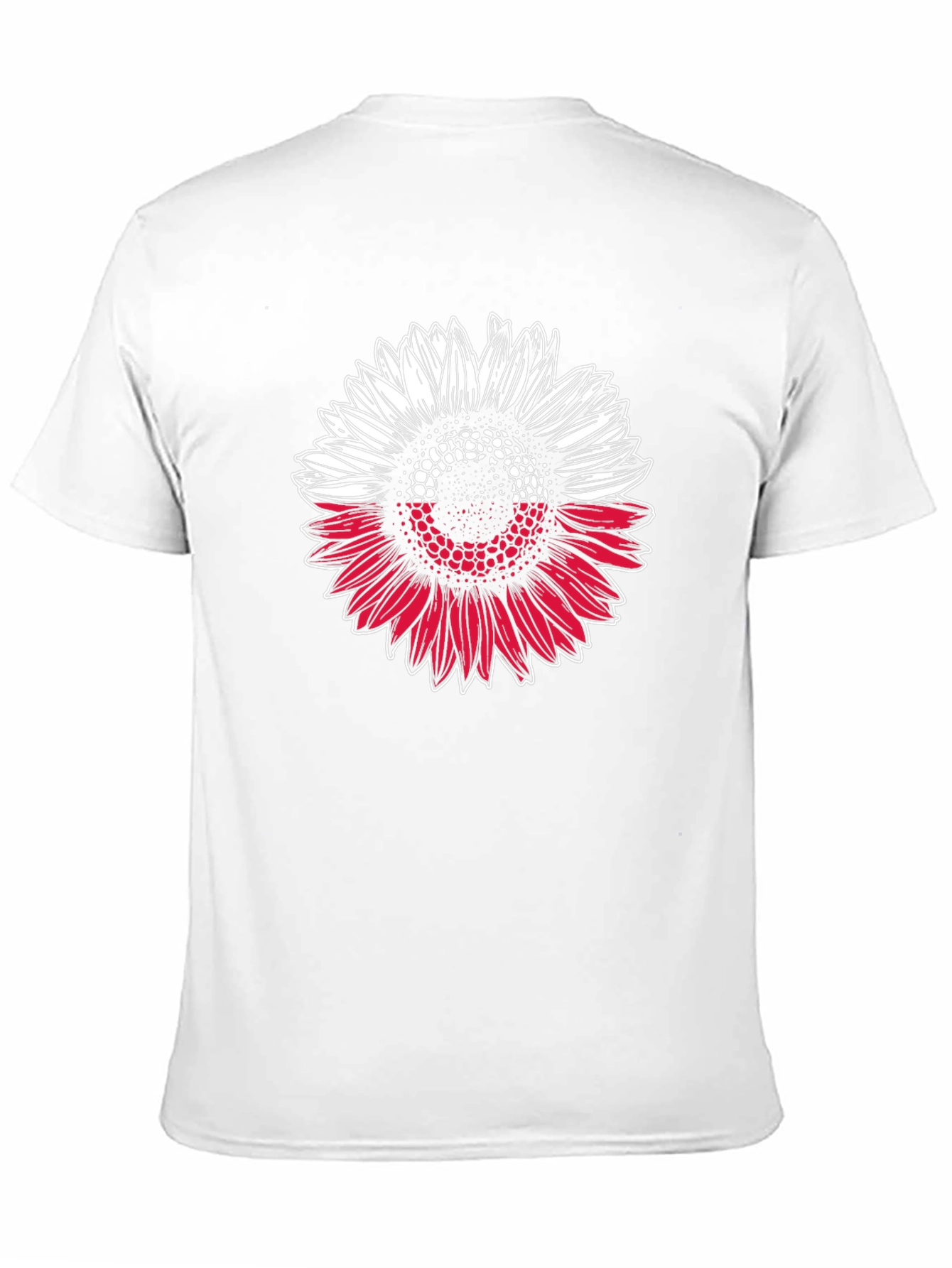 Poland Flag Sunflower Graphic T-Shirt