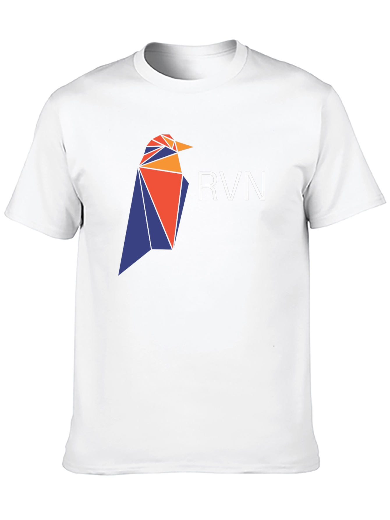 Geometric Raven T-Shirt - Crypto Design