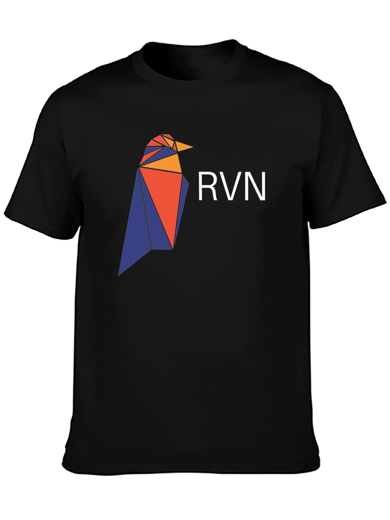 Geometric Raven T-Shirt - Crypto Design