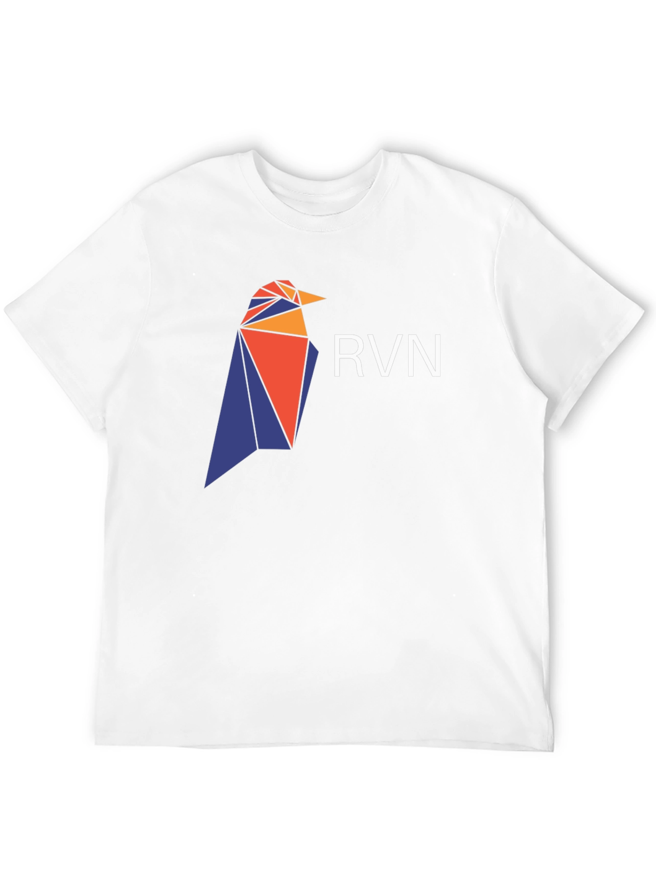 Geometric Raven T-Shirt - Crypto Design