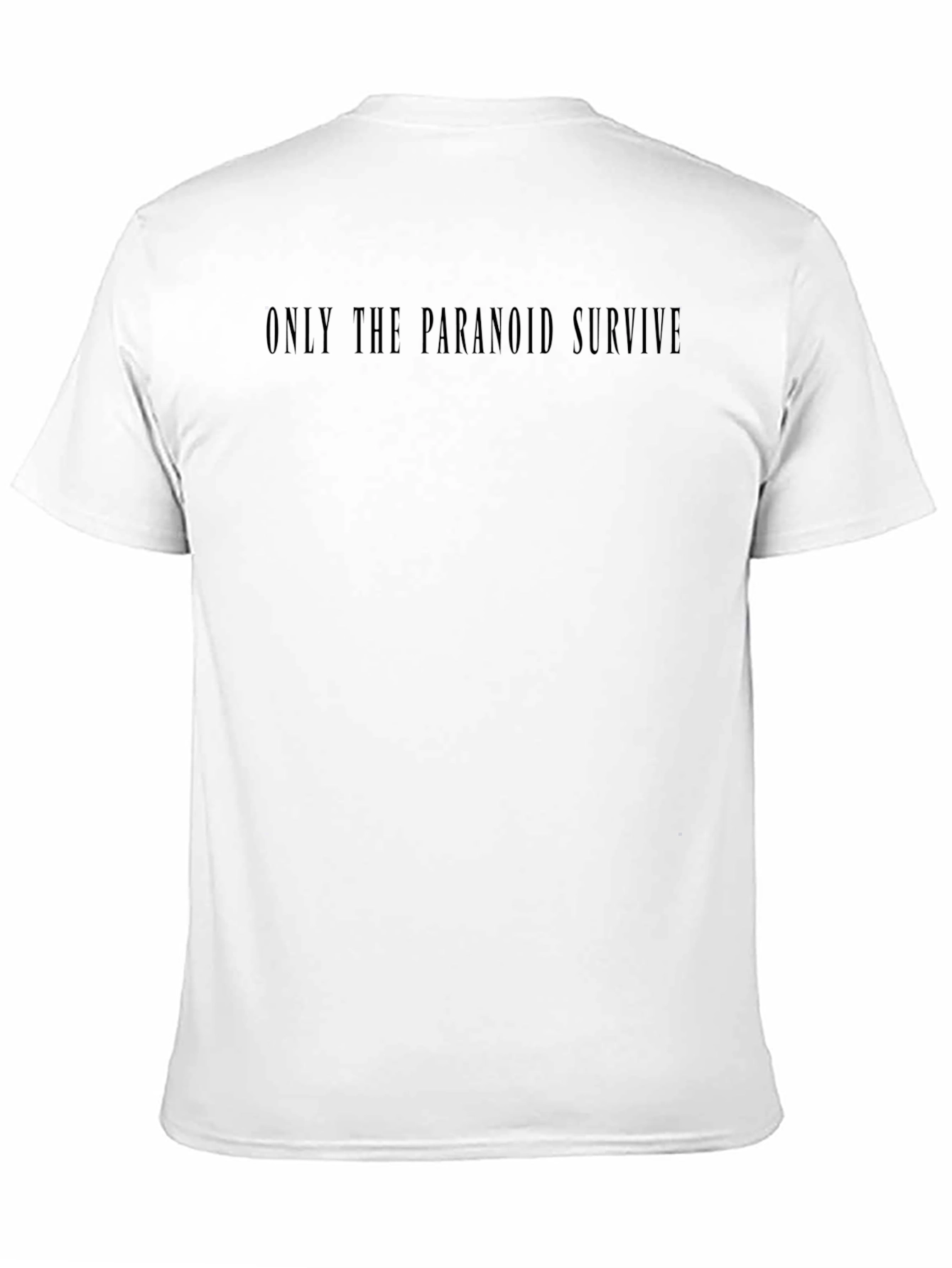 Paranoid Survive Black Graphic Tee