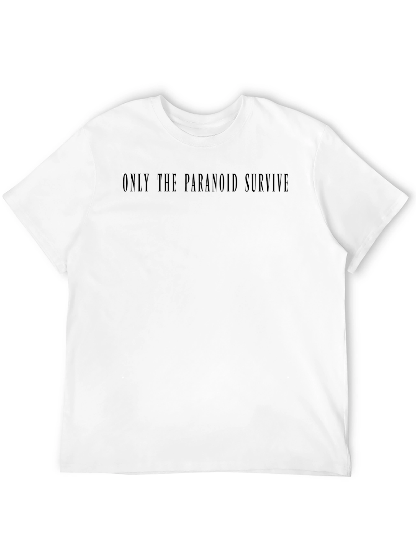 Paranoid Survive Black Graphic Tee