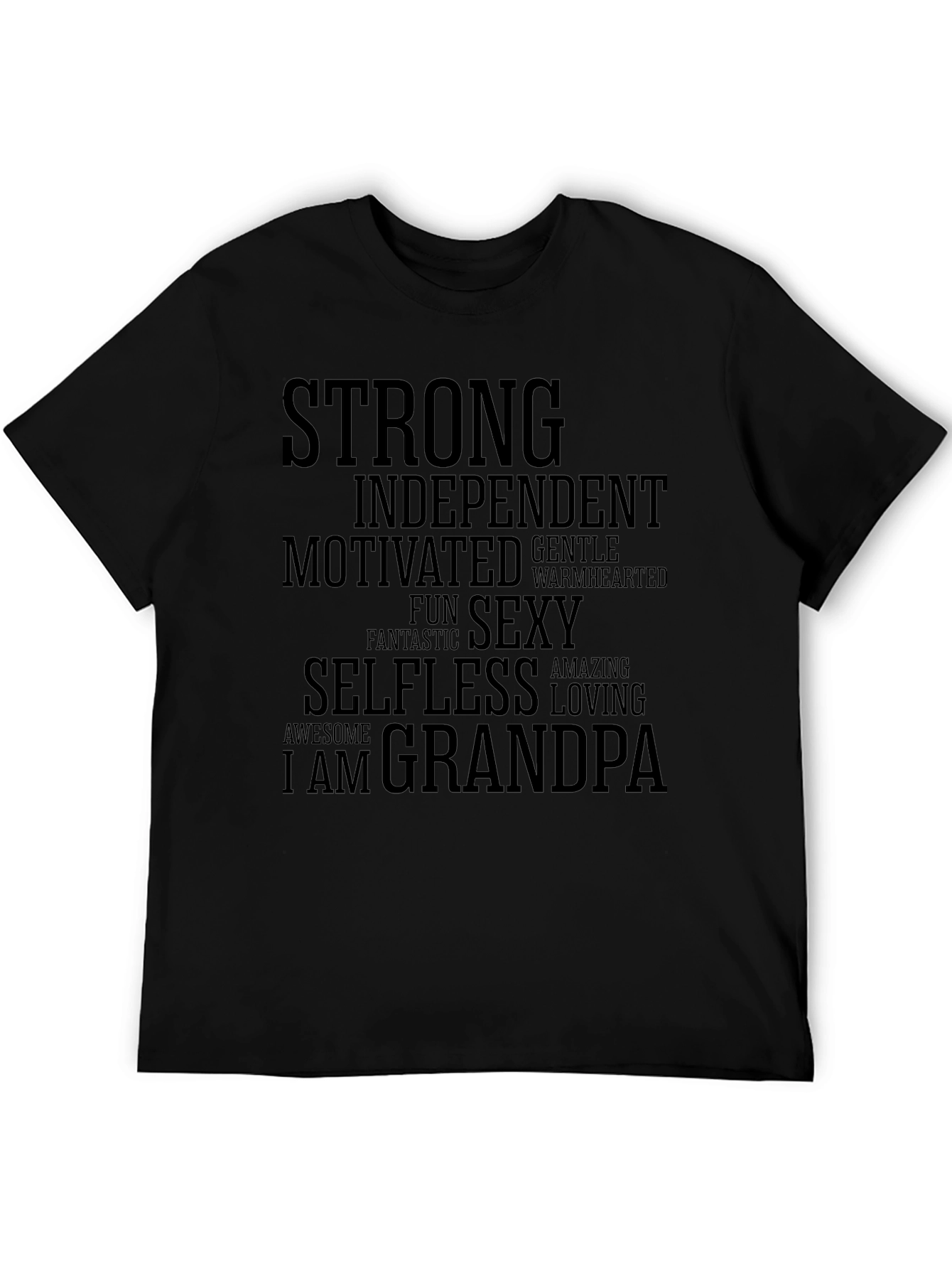 Strong Grandpa T-Shirt - Soft Cotton Blend Tee