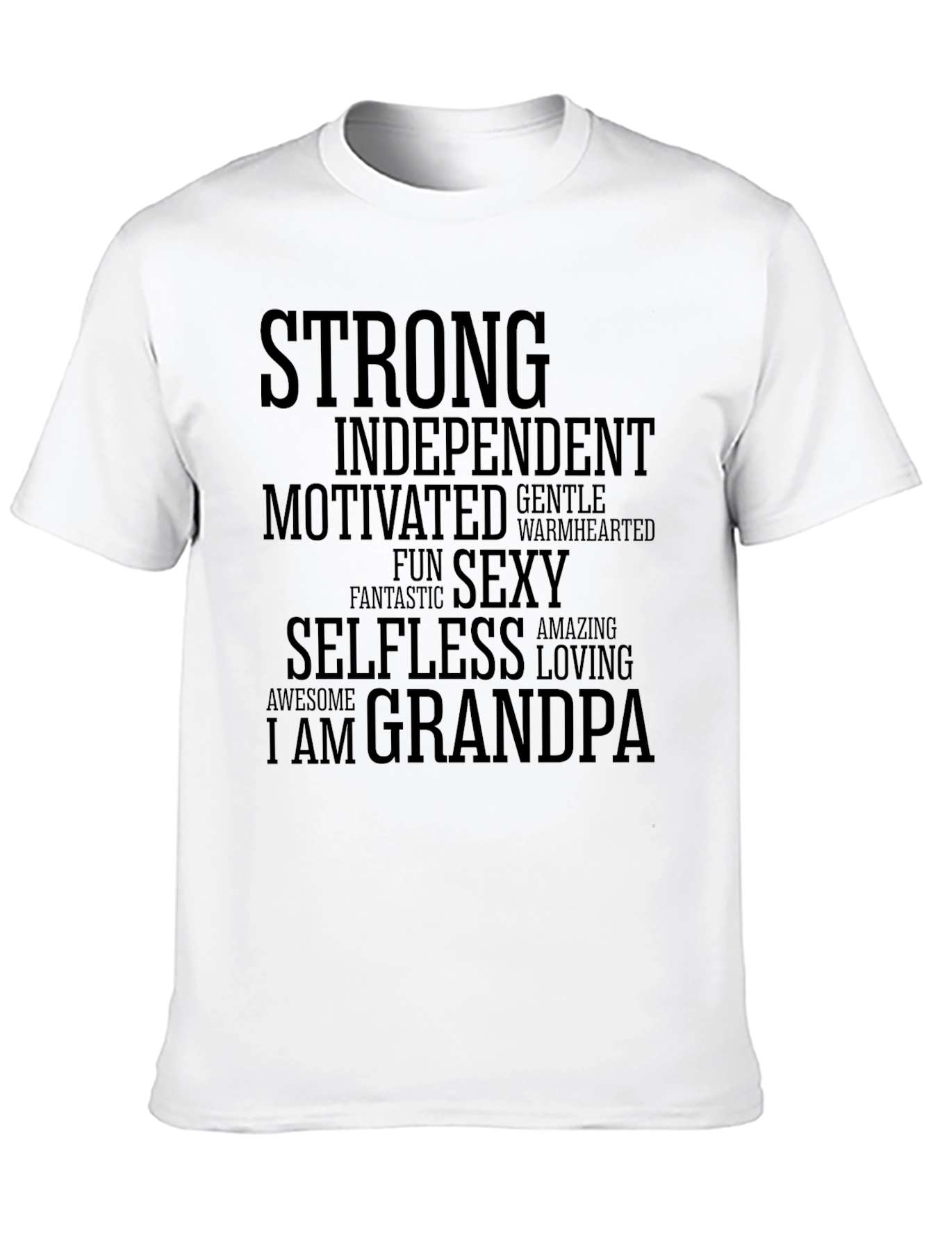 Strong Grandpa T-Shirt - Soft Cotton Blend Tee