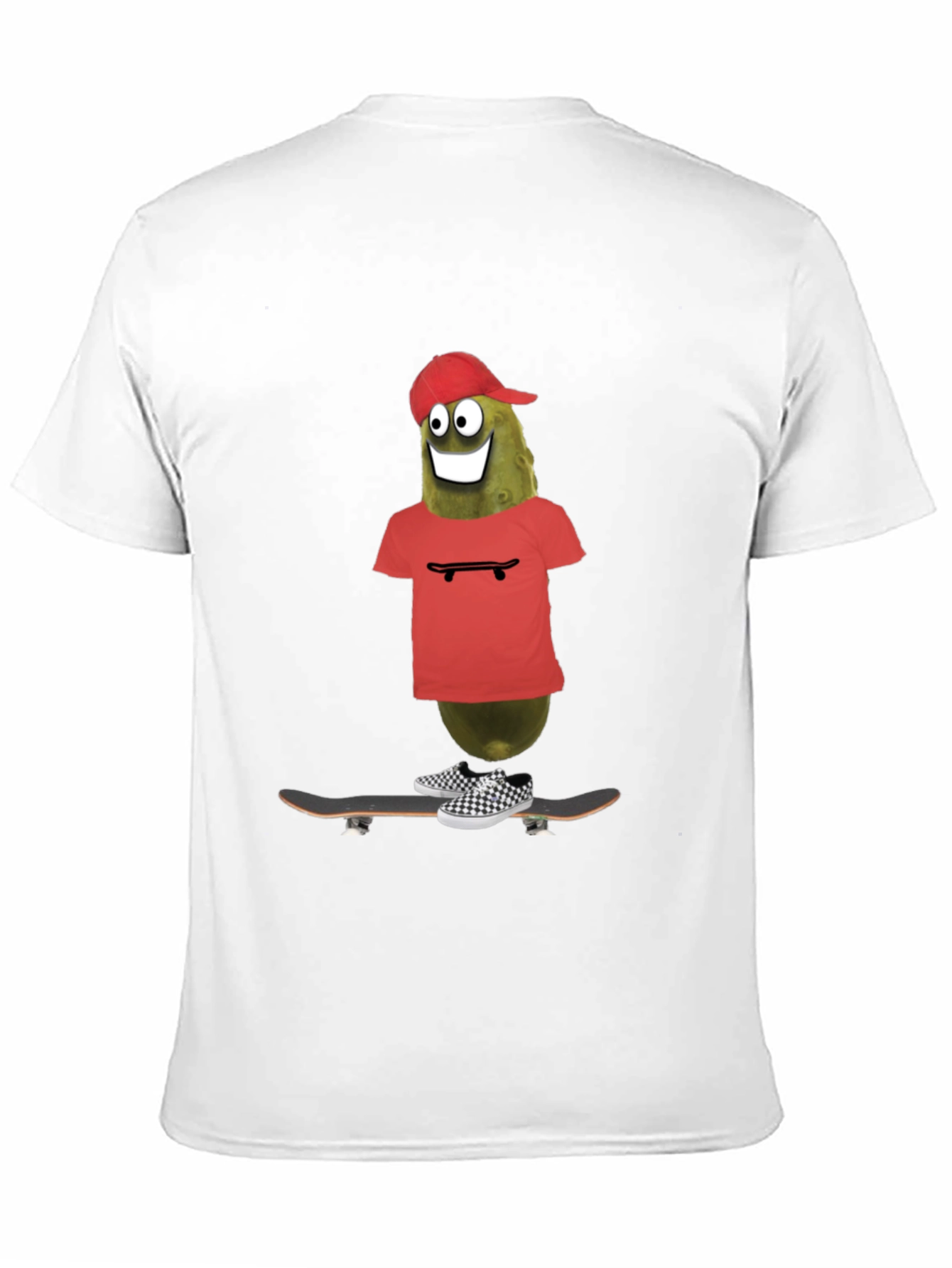 Pickle Rick Skateboarder Tee - Funny Graphic T-Shirt