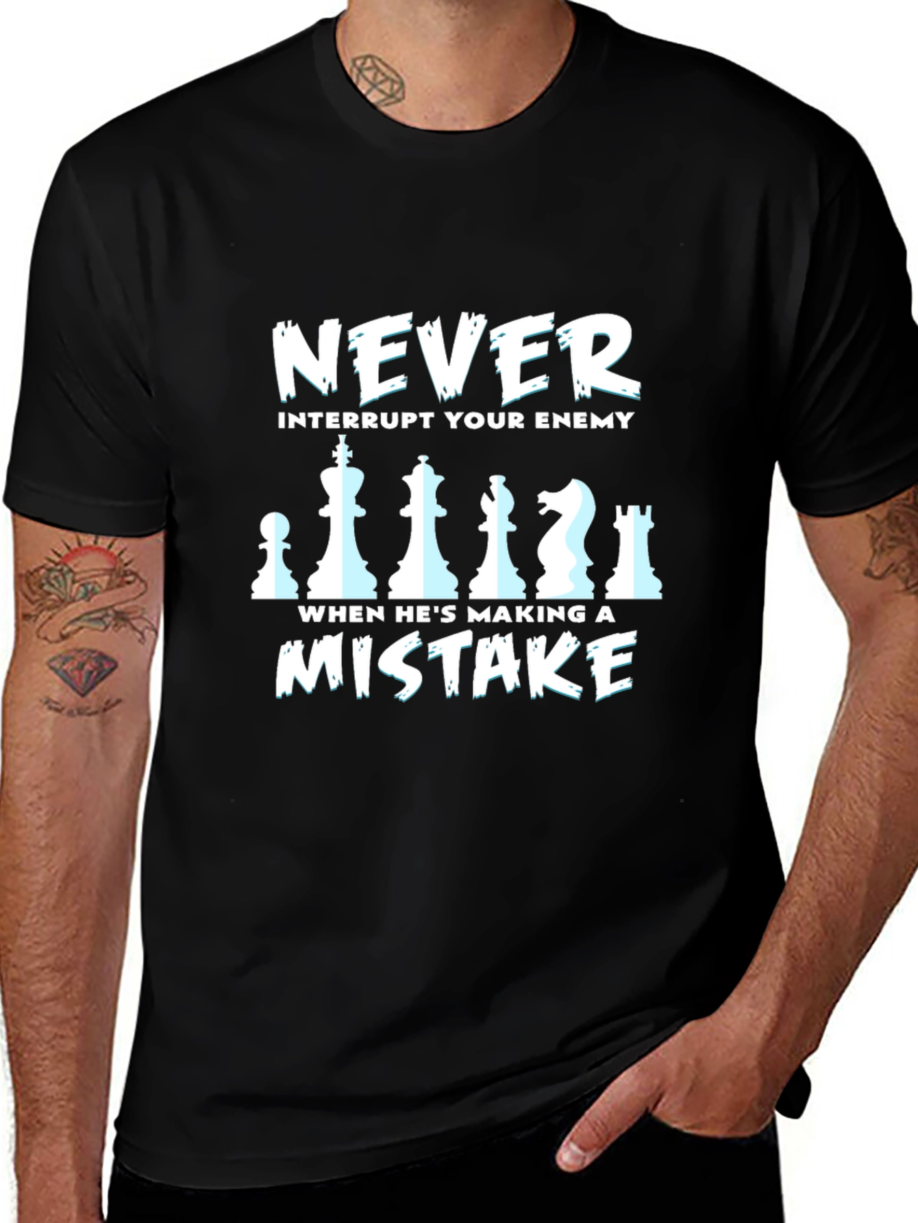 Chess Master T-Shirt - Never Interrupt Your Enemy