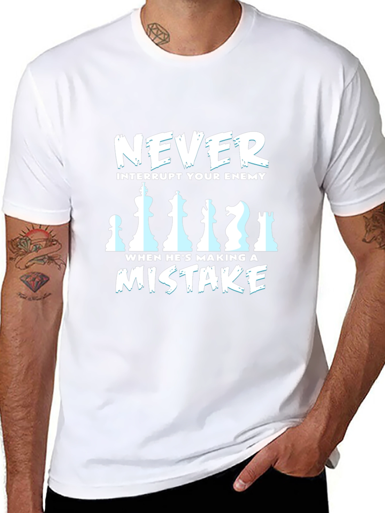 Chess Master T-Shirt - Never Interrupt Your Enemy