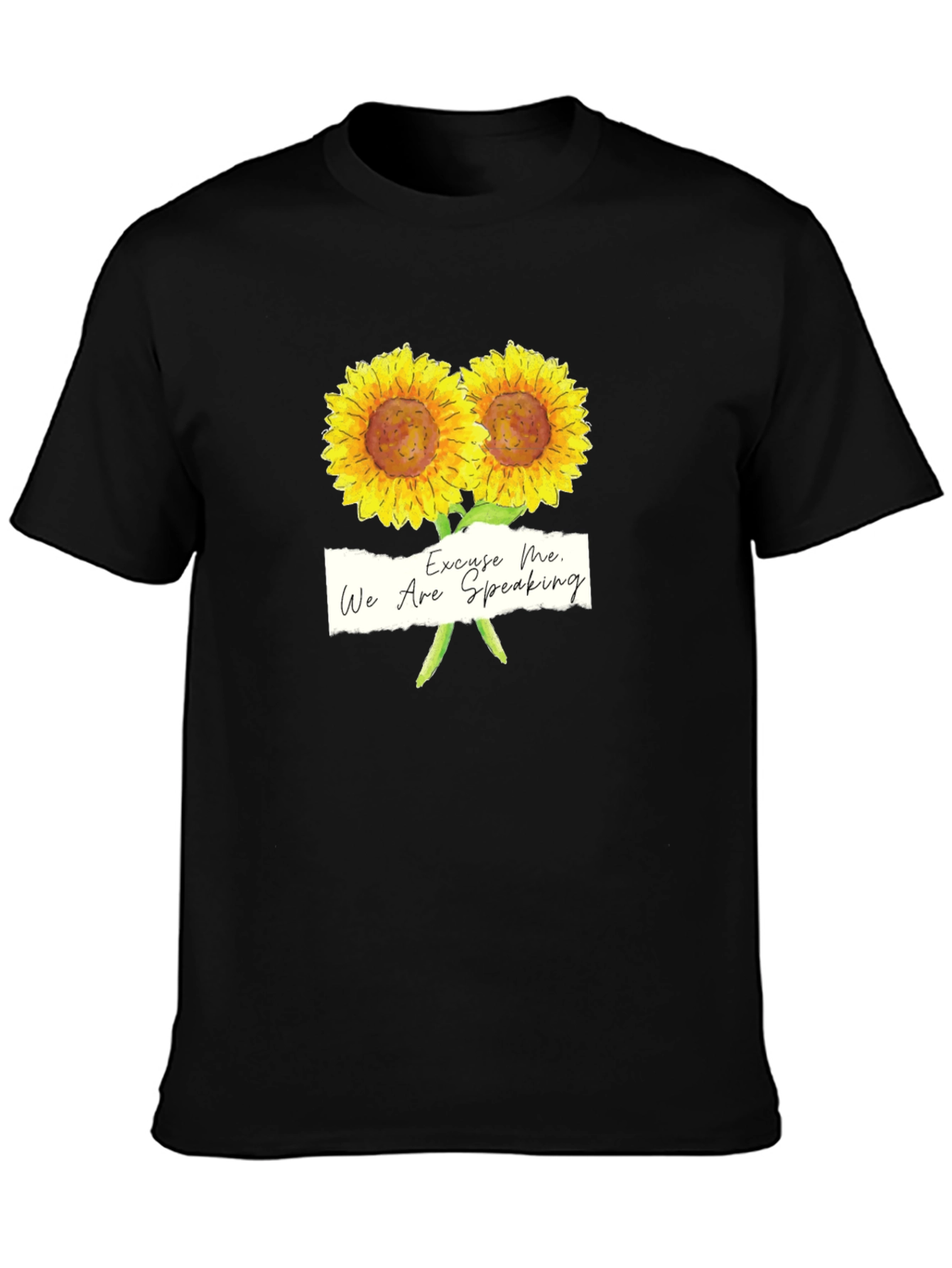 Excuse Me Sunflower Graphic Tee