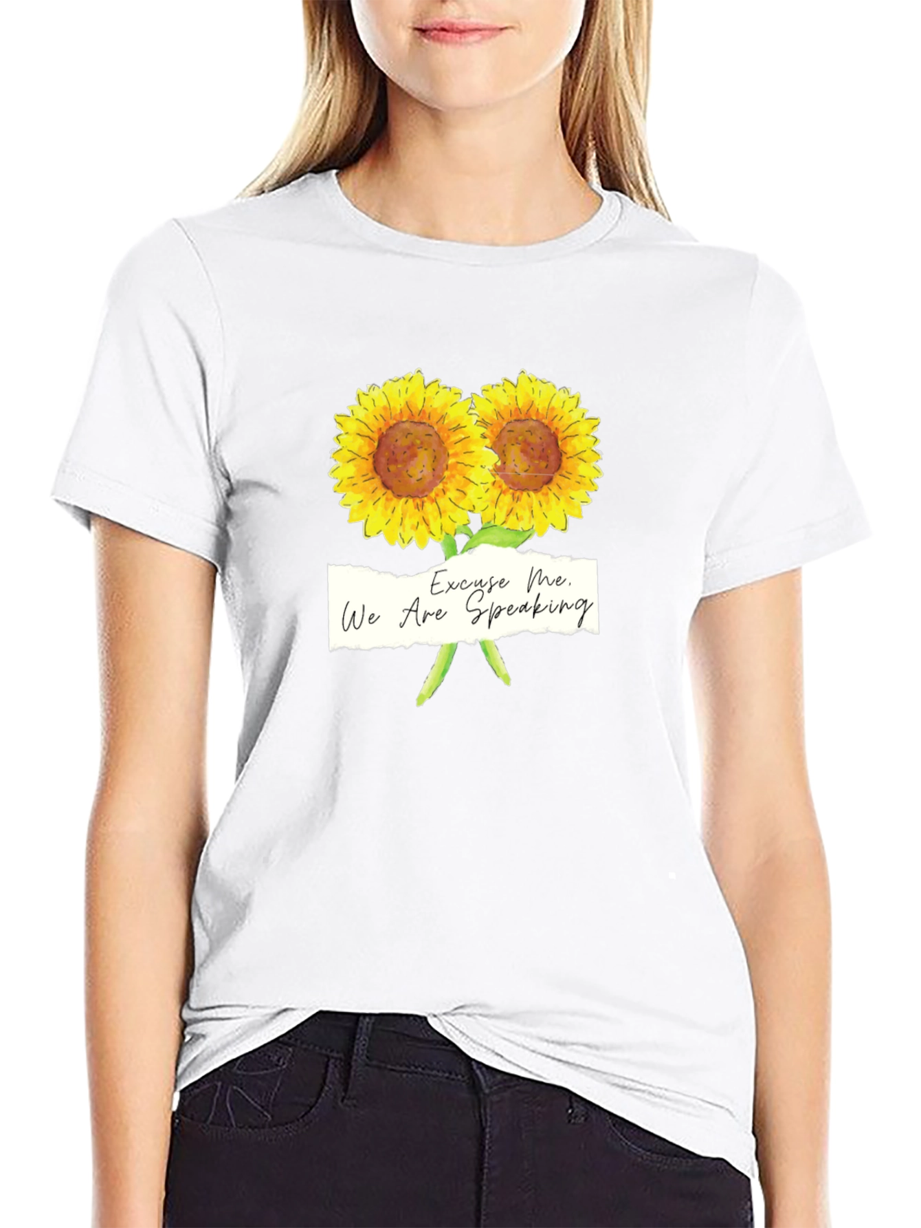 Excuse Me Sunflower Graphic Tee