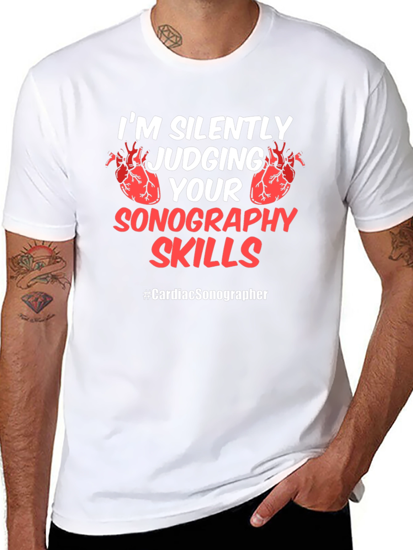 Cardiac Sonographer Novelty T-Shirt