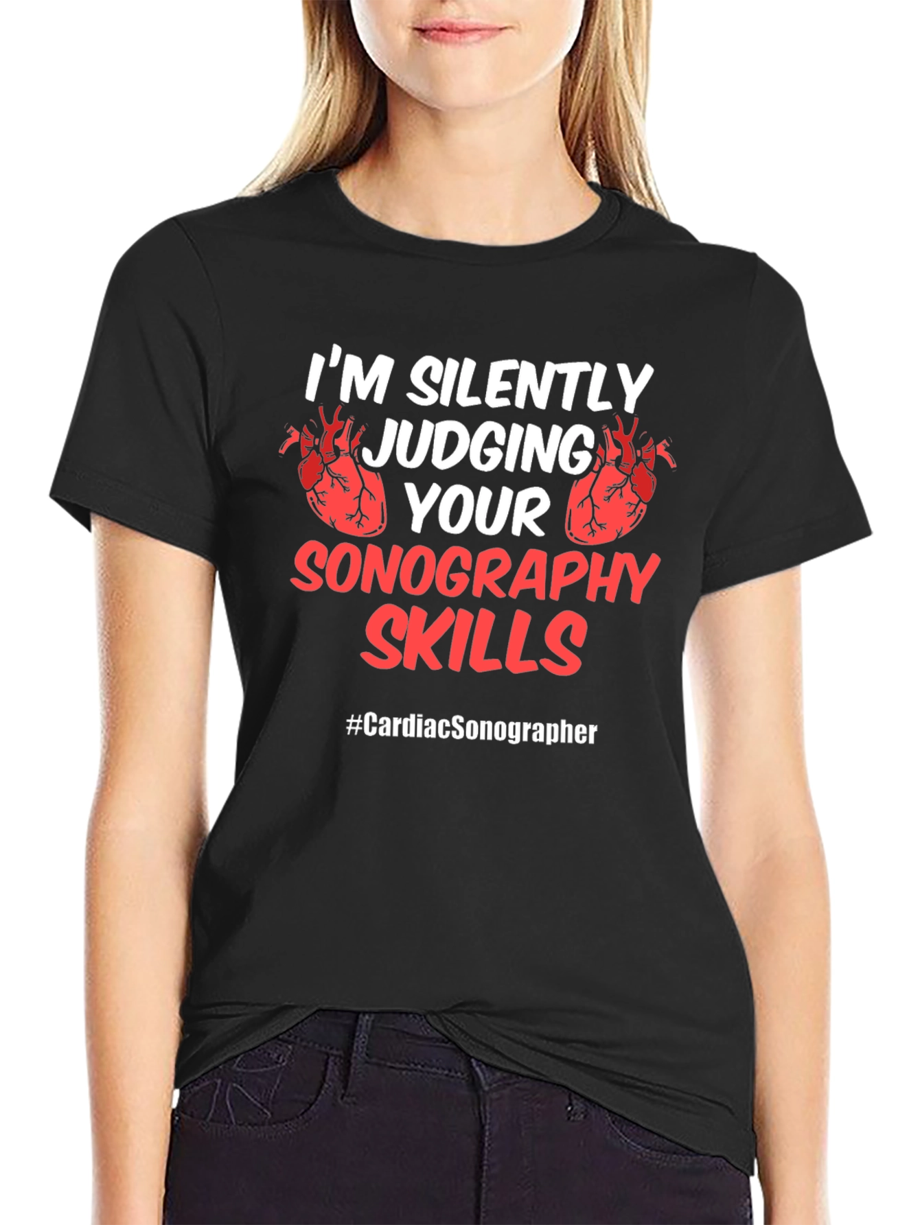 Cardiac Sonographer Novelty T-Shirt