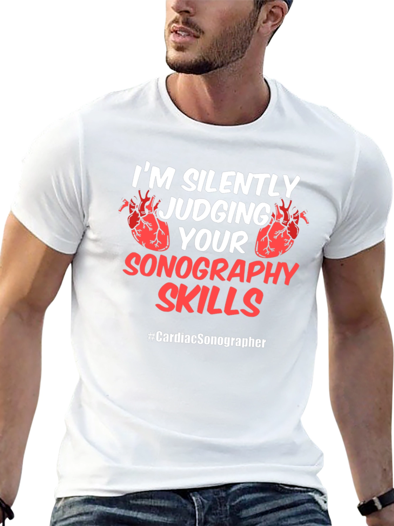 Cardiac Sonographer Novelty T-Shirt