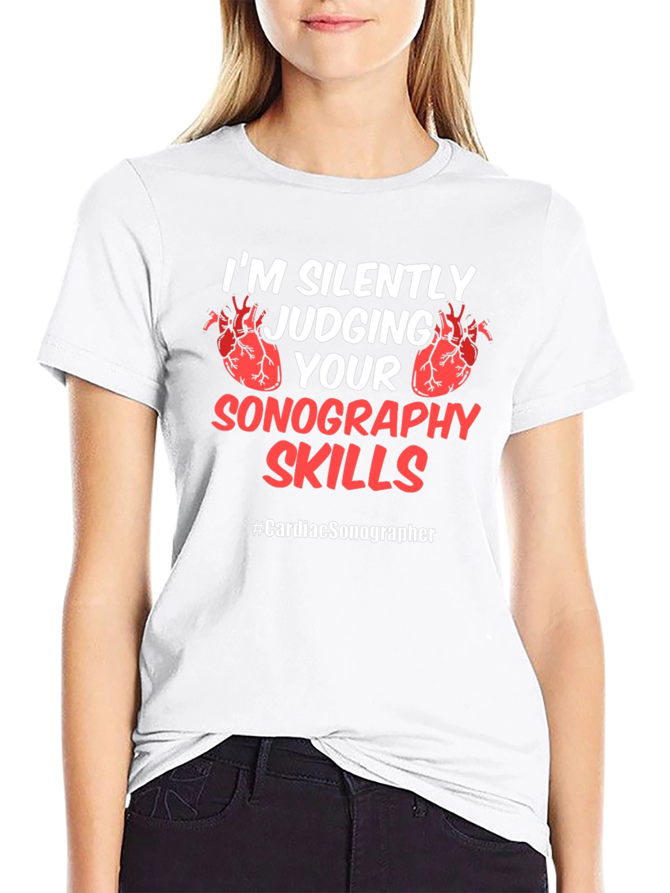 Cardiac Sonographer Novelty T-Shirt
