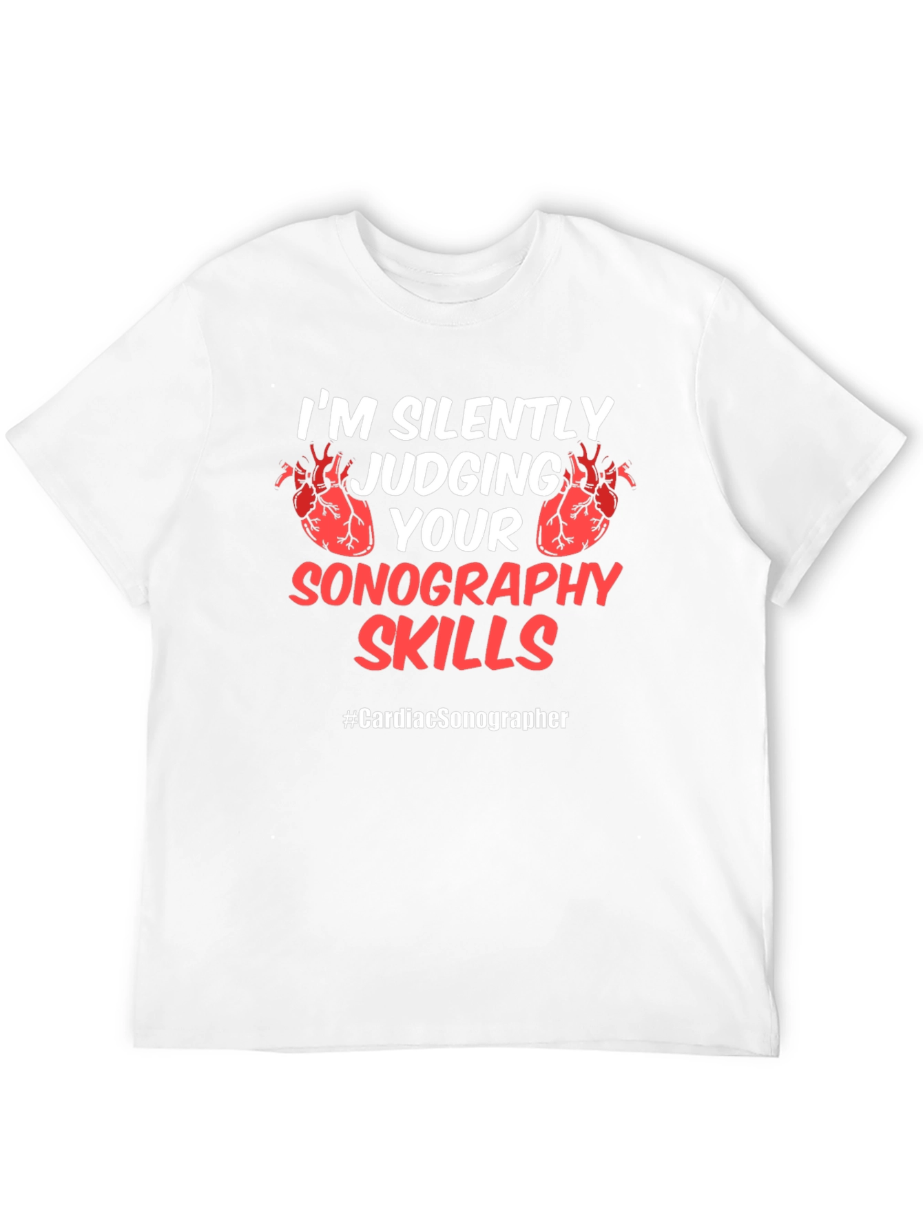 Cardiac Sonographer Novelty T-Shirt