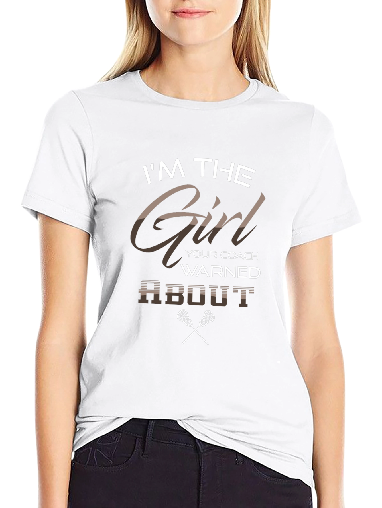 Im The Girl Lacrosse T-Shirt