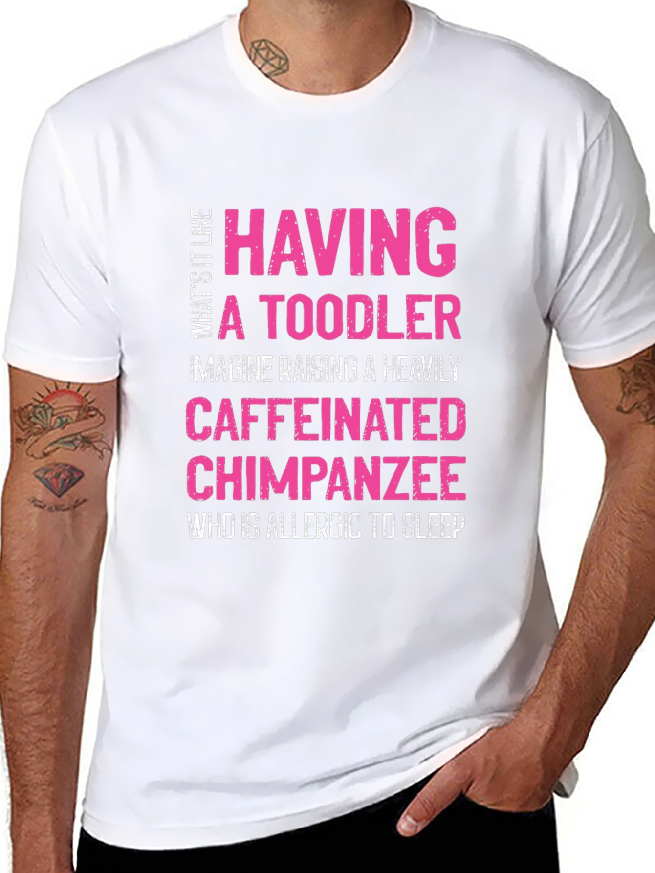 Toddler Chimpanzee Tee - Funny Parent Humor Shirt