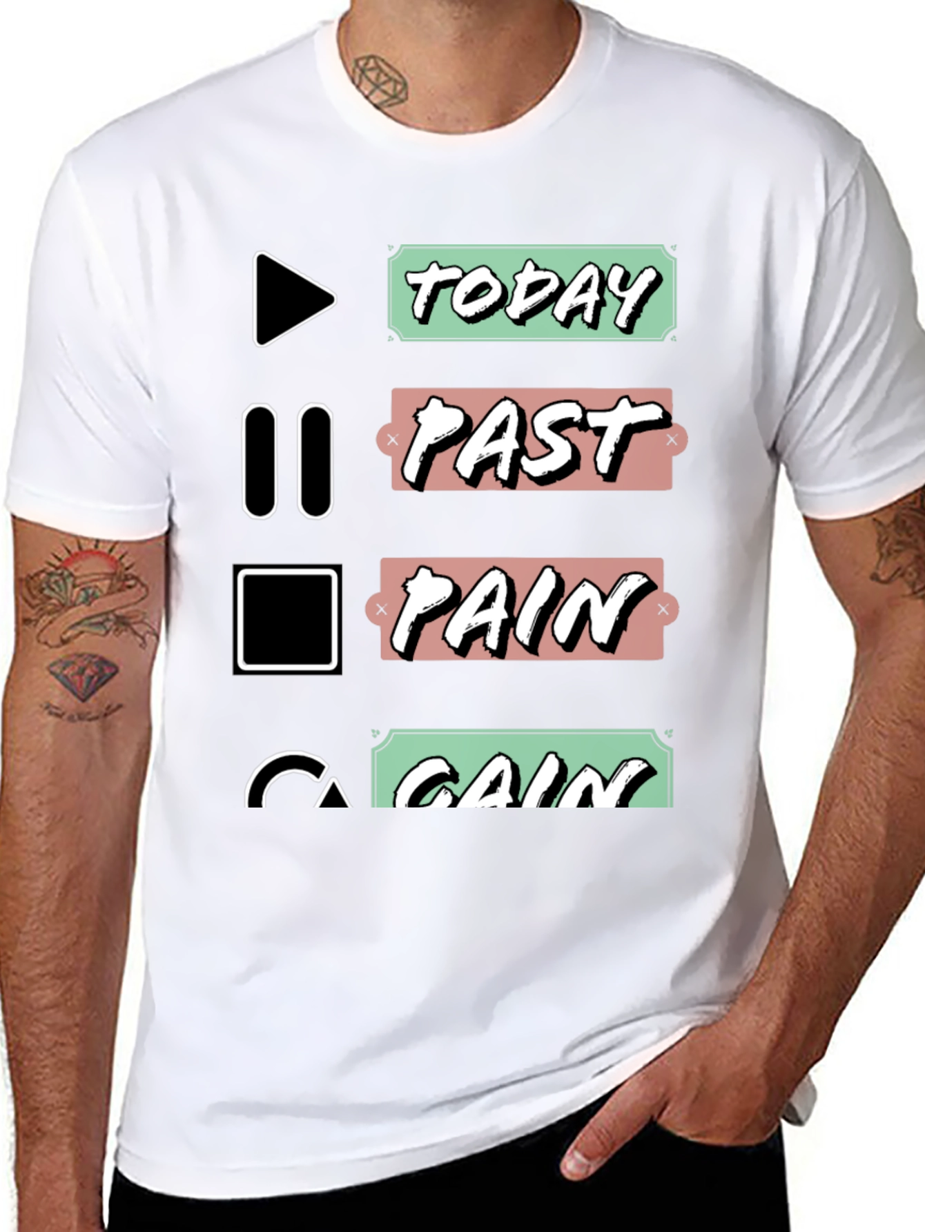 Today Past Pain Gain T-Shirt