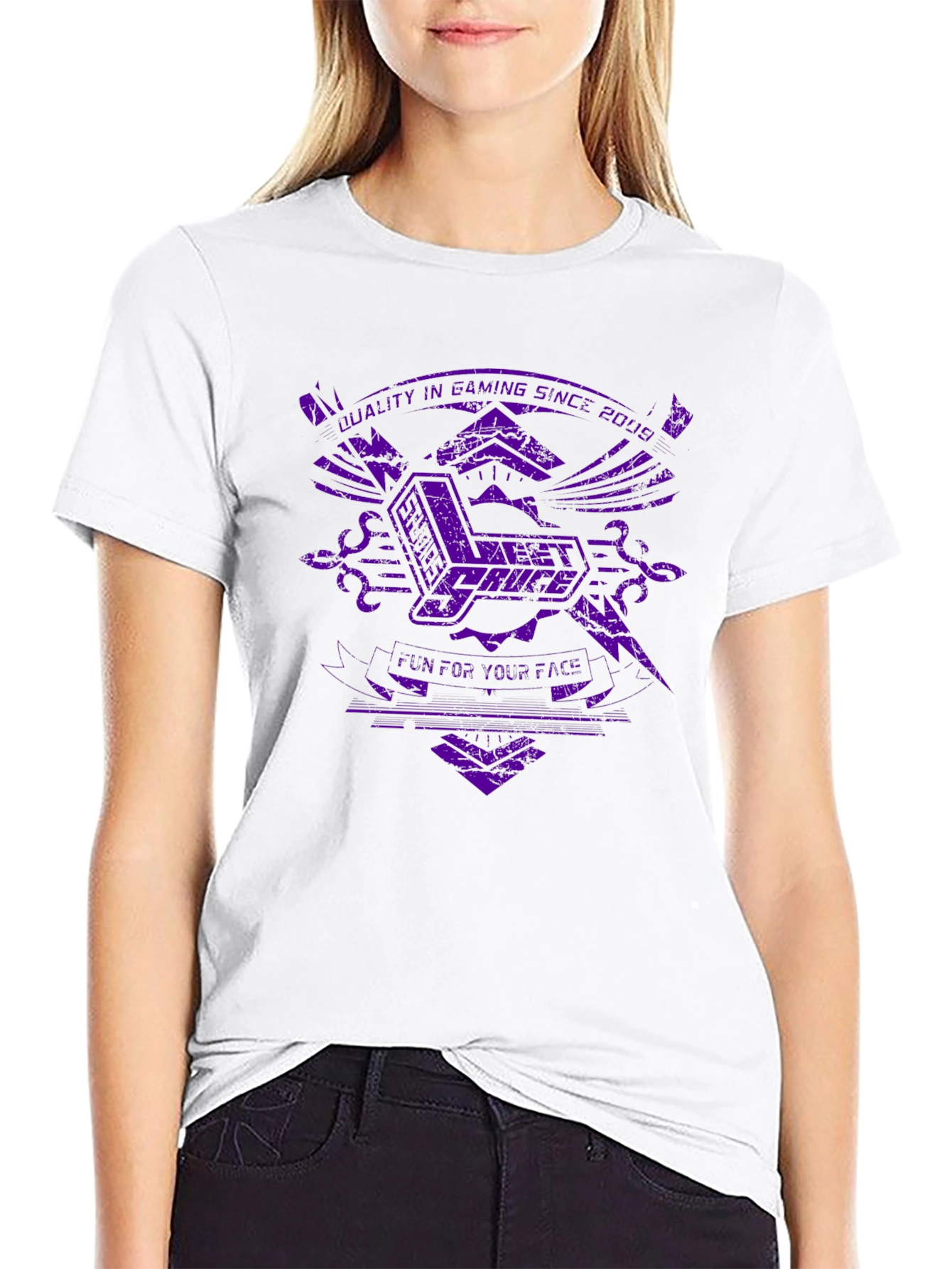 Best Price Purple Gaming T-Shirt