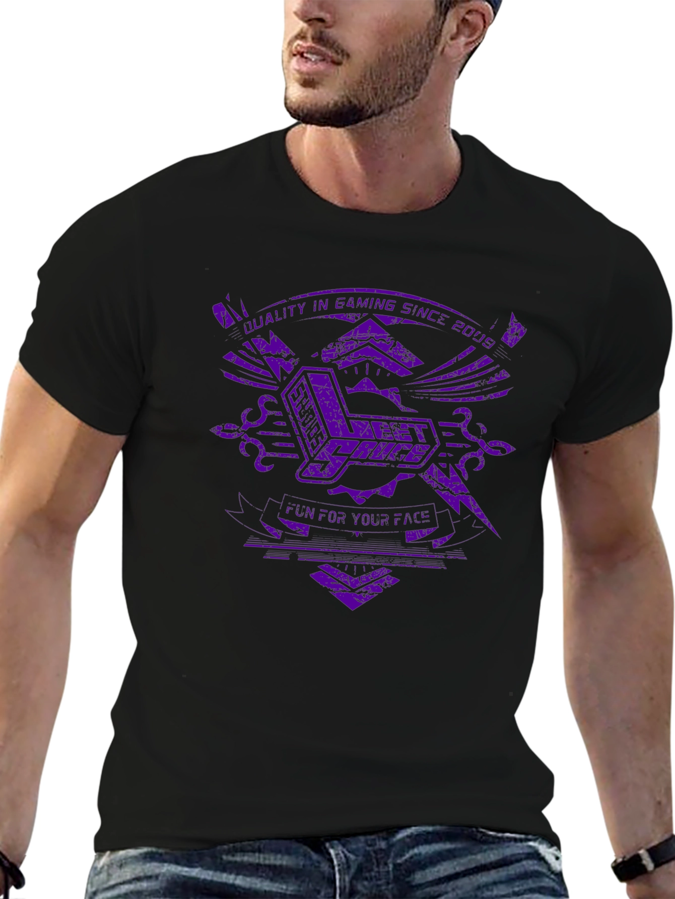 Best Price Purple Gaming T-Shirt